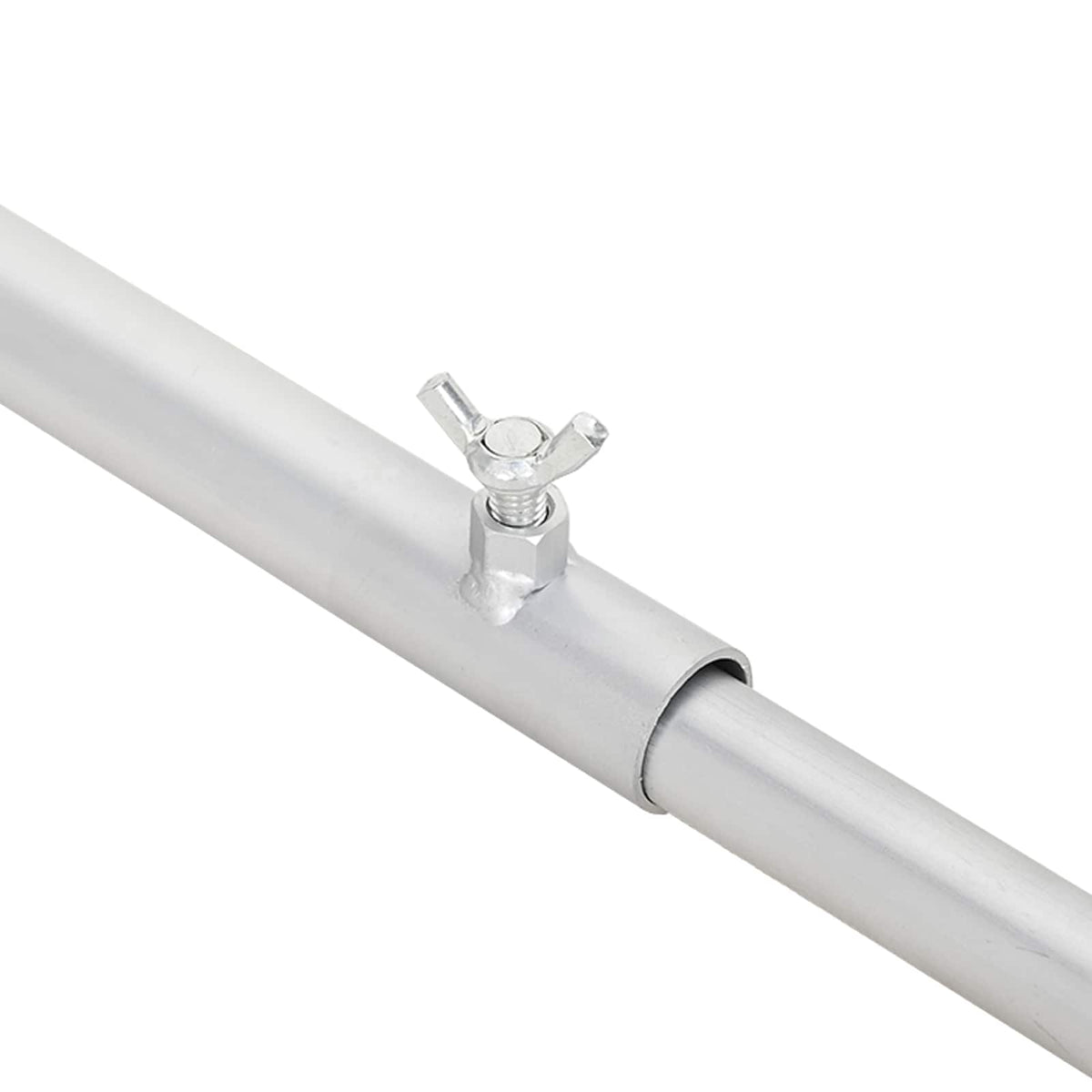 vidaXL Uchwyt na plandekę do przyczep srebrny 102-155 cm Aluminium