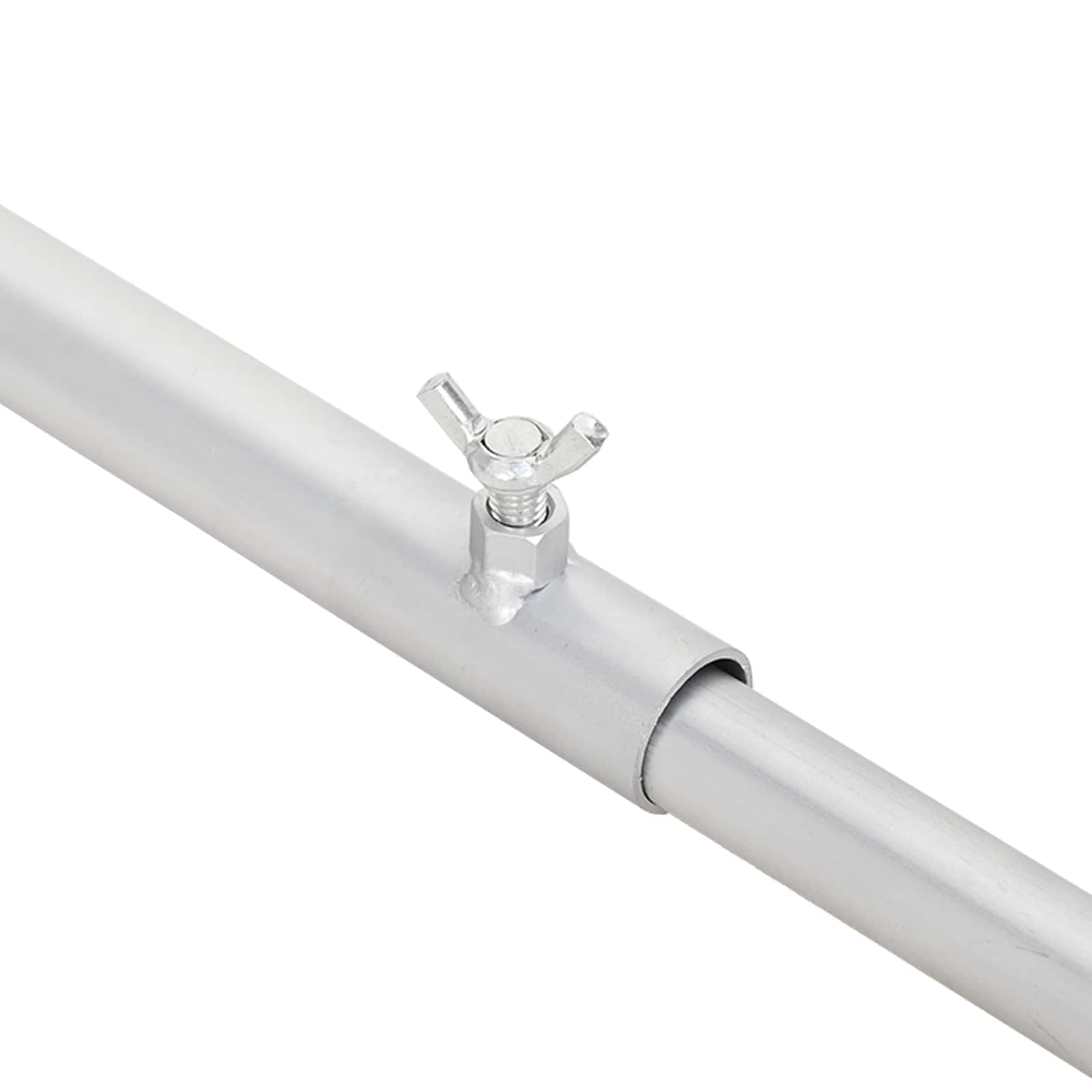 vidaXL Uchwyt na plandekę do przyczep srebrny 136-218 cm