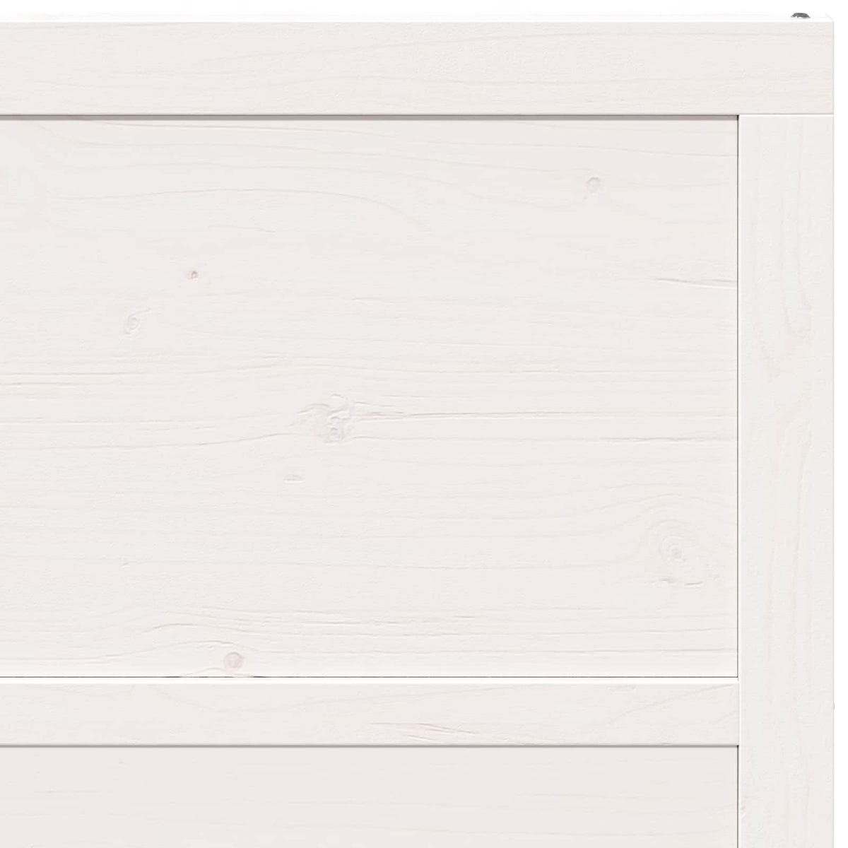 vidaXL Drzwi do stodoły Biały 80 x 2,5 x 208 cm Lite drewno sosnowe