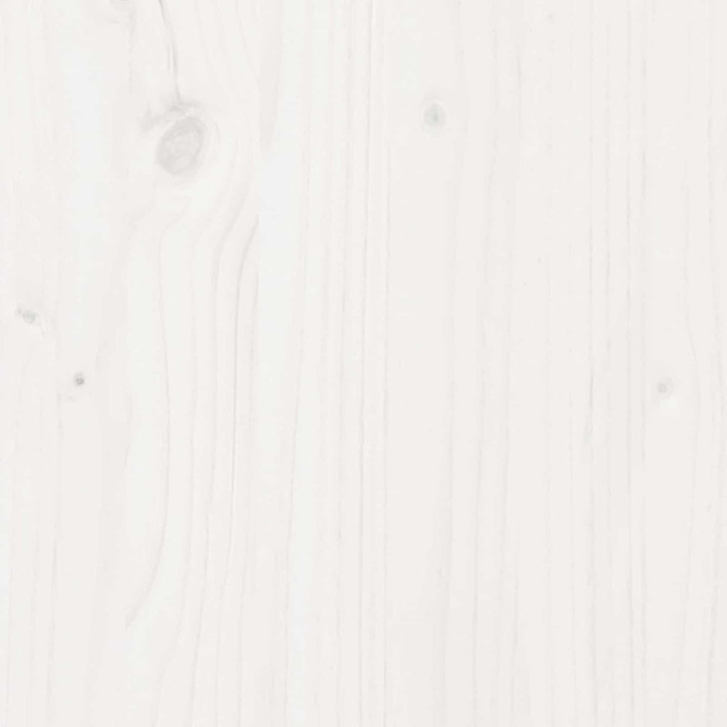 vidaXL Drzwi do stodoły Biały 80 x 2,5 x 208 cm Lite drewno sosnowe