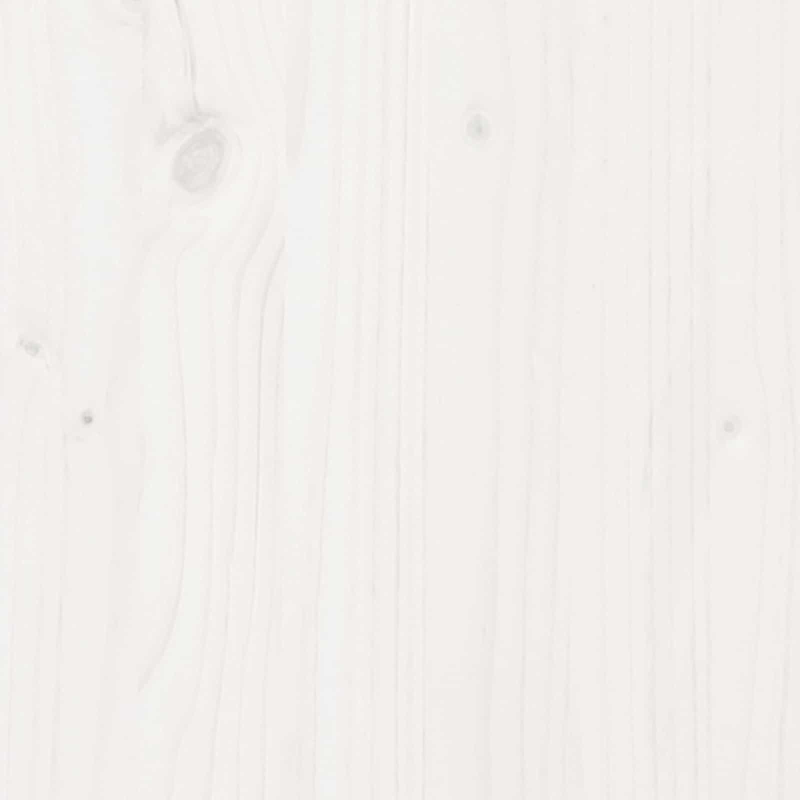 vidaXL Drzwi do stodoły Biały 80 x 2,5 x 208 cm Lite drewno sosnowe