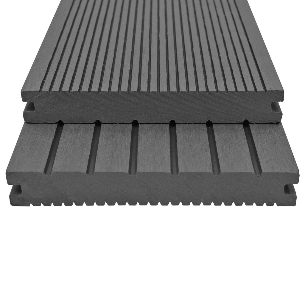 vidaXL Deska Tarasowa 30 pcs Szary Kompozyt drewniano-plastikowy