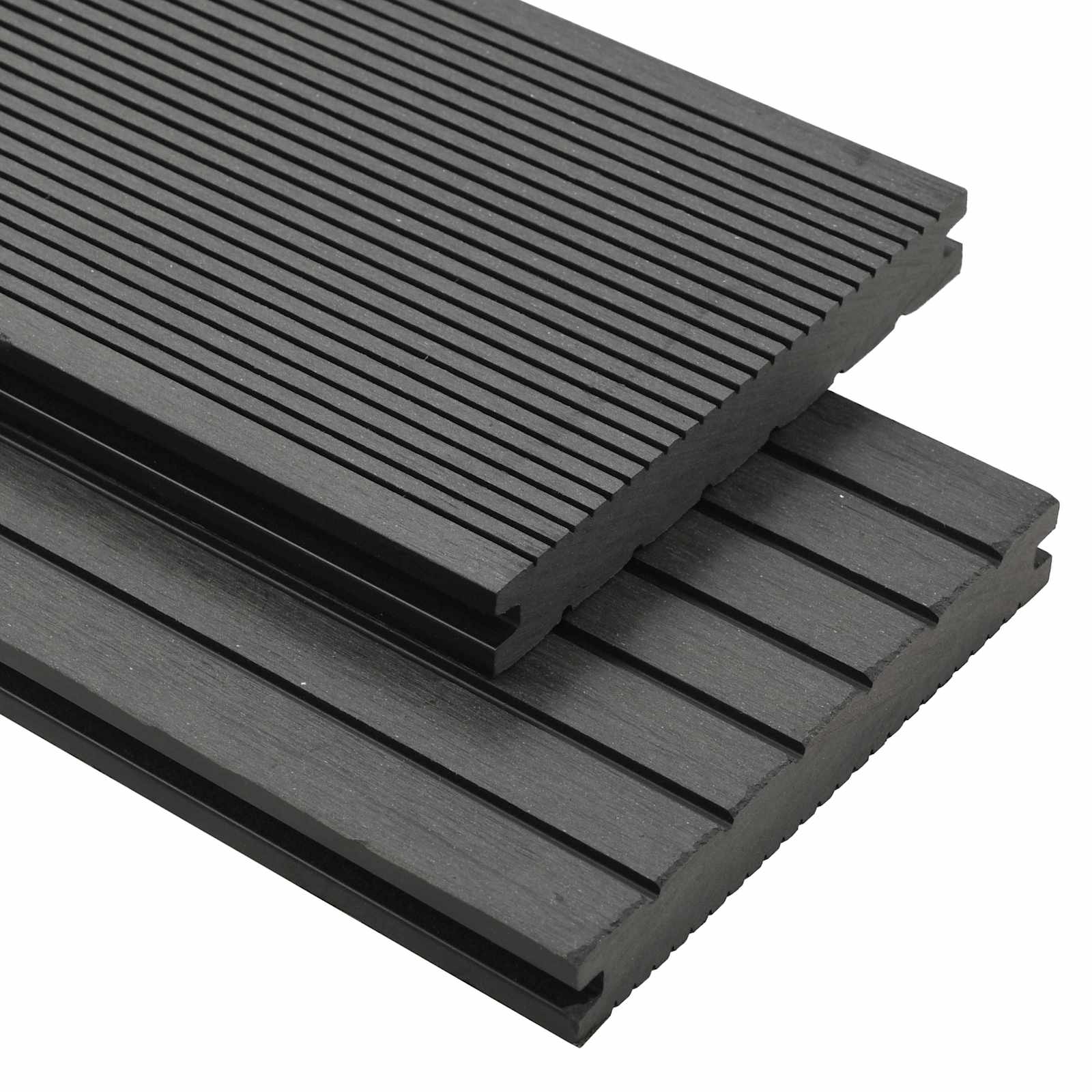 vidaXL Deska Tarasowa 78 pcs Szary Kompozyt drewniano-plastikowy