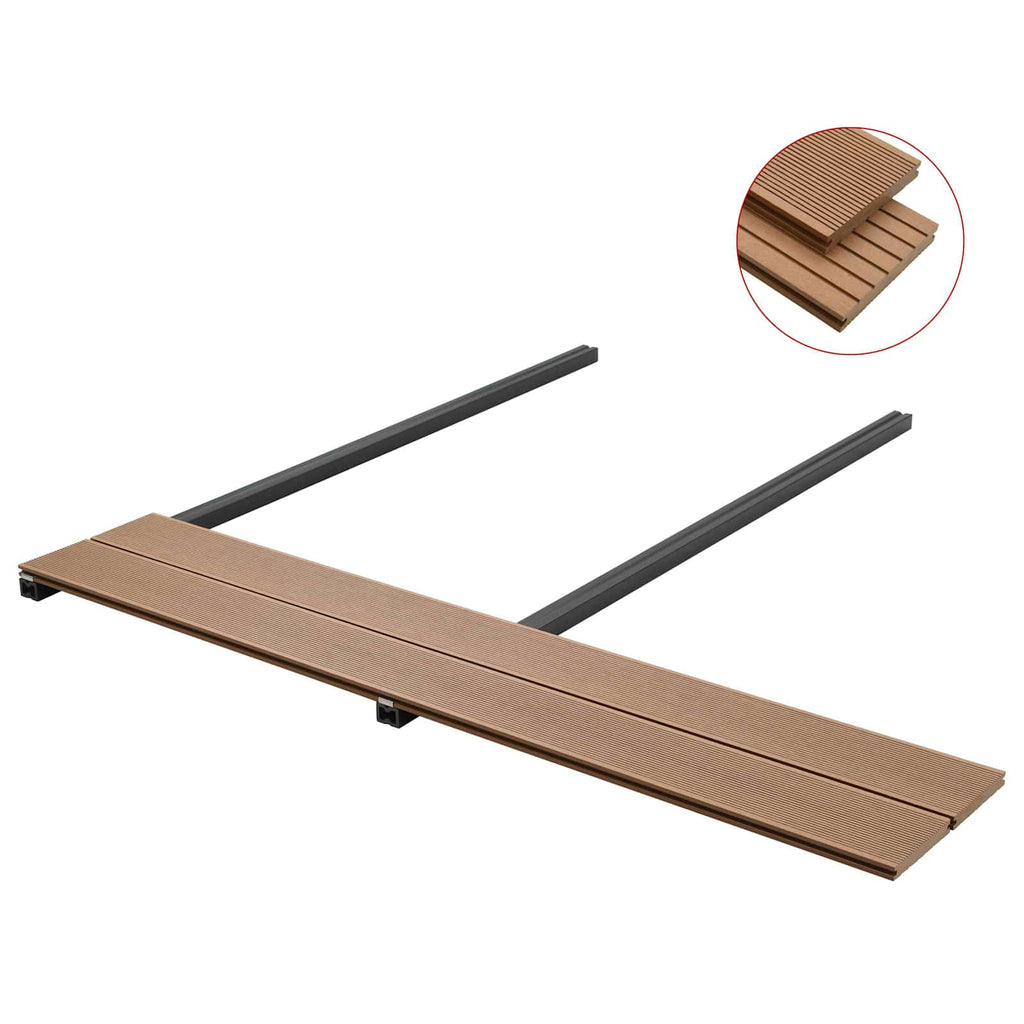 vidaXL Deska Tarasowa 60 pcs Drewno tekowe