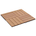 vidaXL Płytka Tarasowa 22 pcs Drewno tekowe 30 x 30 cm