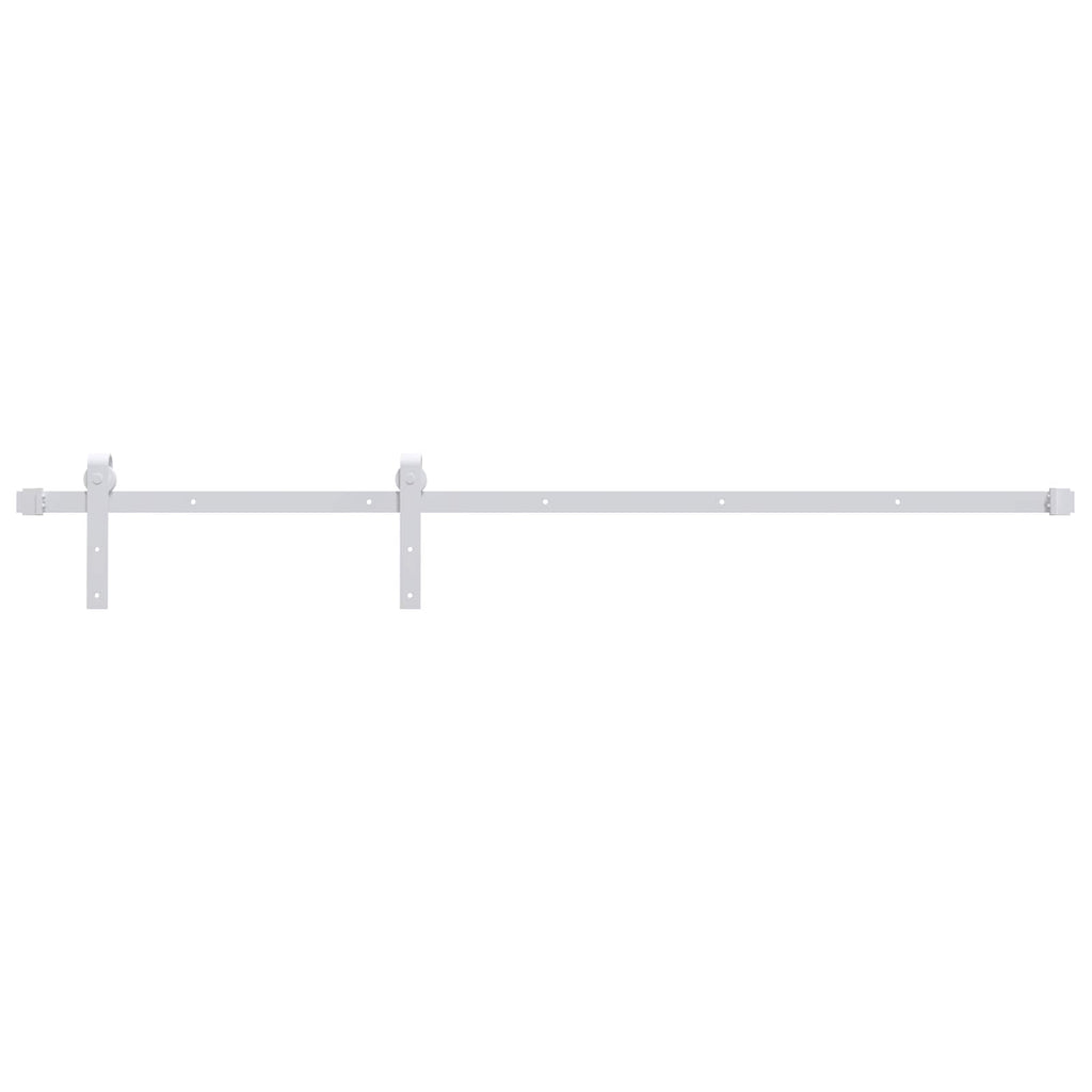 vidaXL Drzwi przesuwne Naturalne i białe 85 x 210 cm