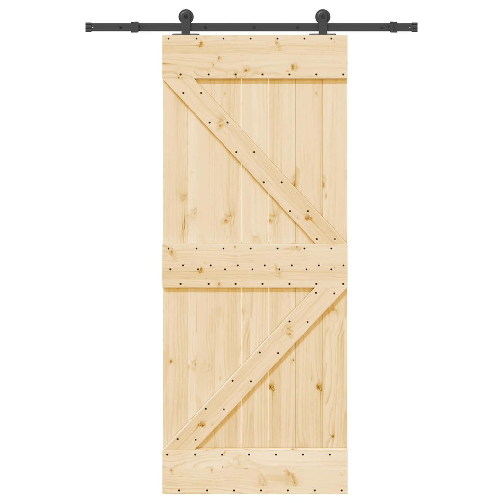 vidaXL Drzwi przesuwne NARVIK 85 x 210 cm (152,5 cm)