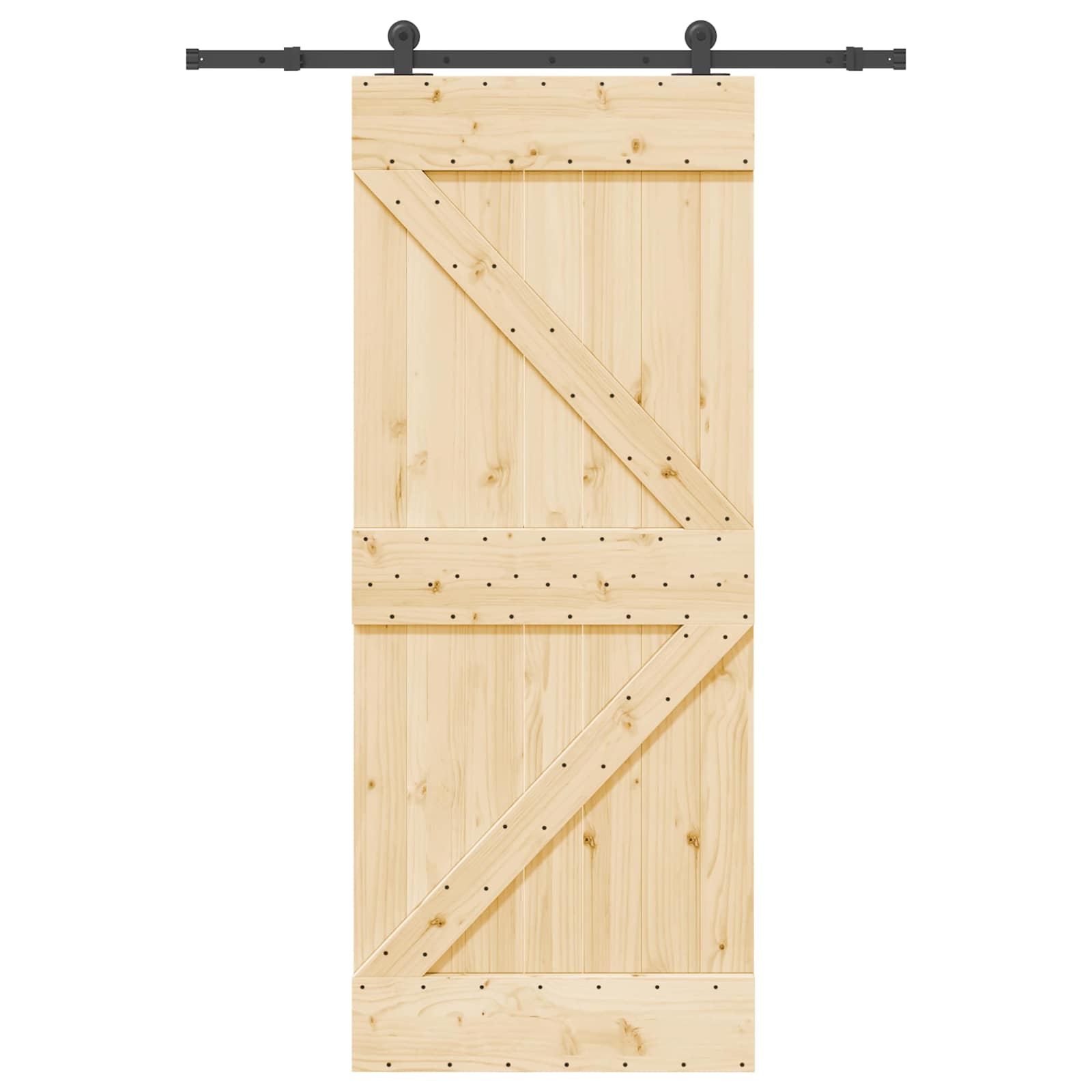 vidaXL Drzwi przesuwne NARVIK 85 x 210 cm (152,5 cm)