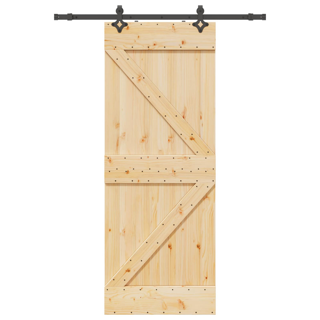 vidaXL Drzwi przesuwne NARVIK 80 x 210 cm (152,5 cm)