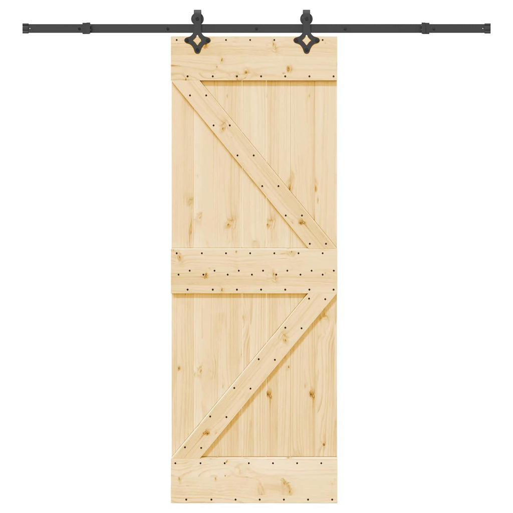 vidaXL Drzwi przesuwne NARVIK 70 x 210 cm (213,5 cm)