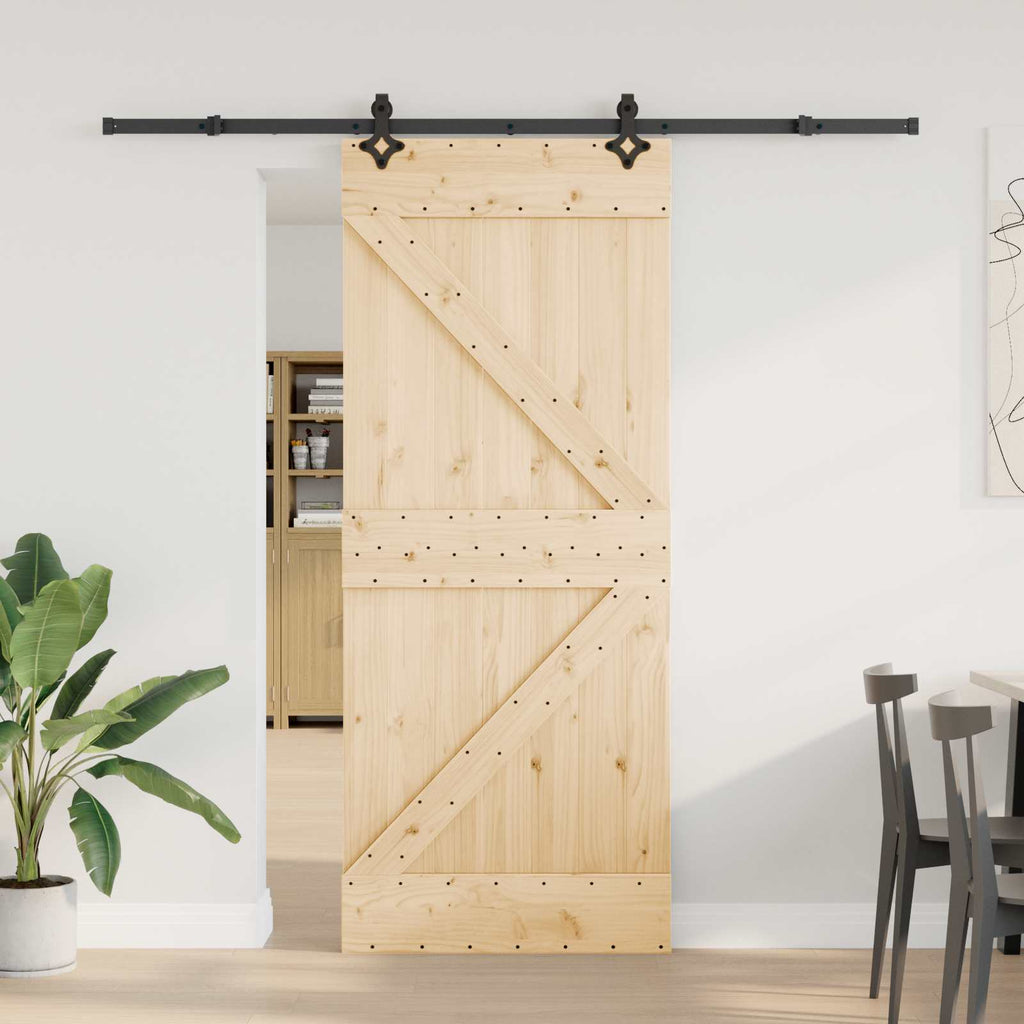 vidaXL Drzwi przesuwne NARVIK 85 x 210 cm (213,5 cm)