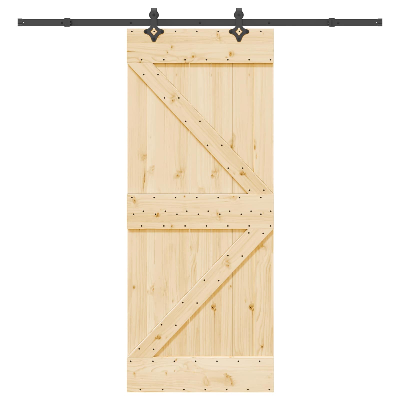 vidaXL Drzwi przesuwne NARVIK 85 x 210 cm (213,5 cm)