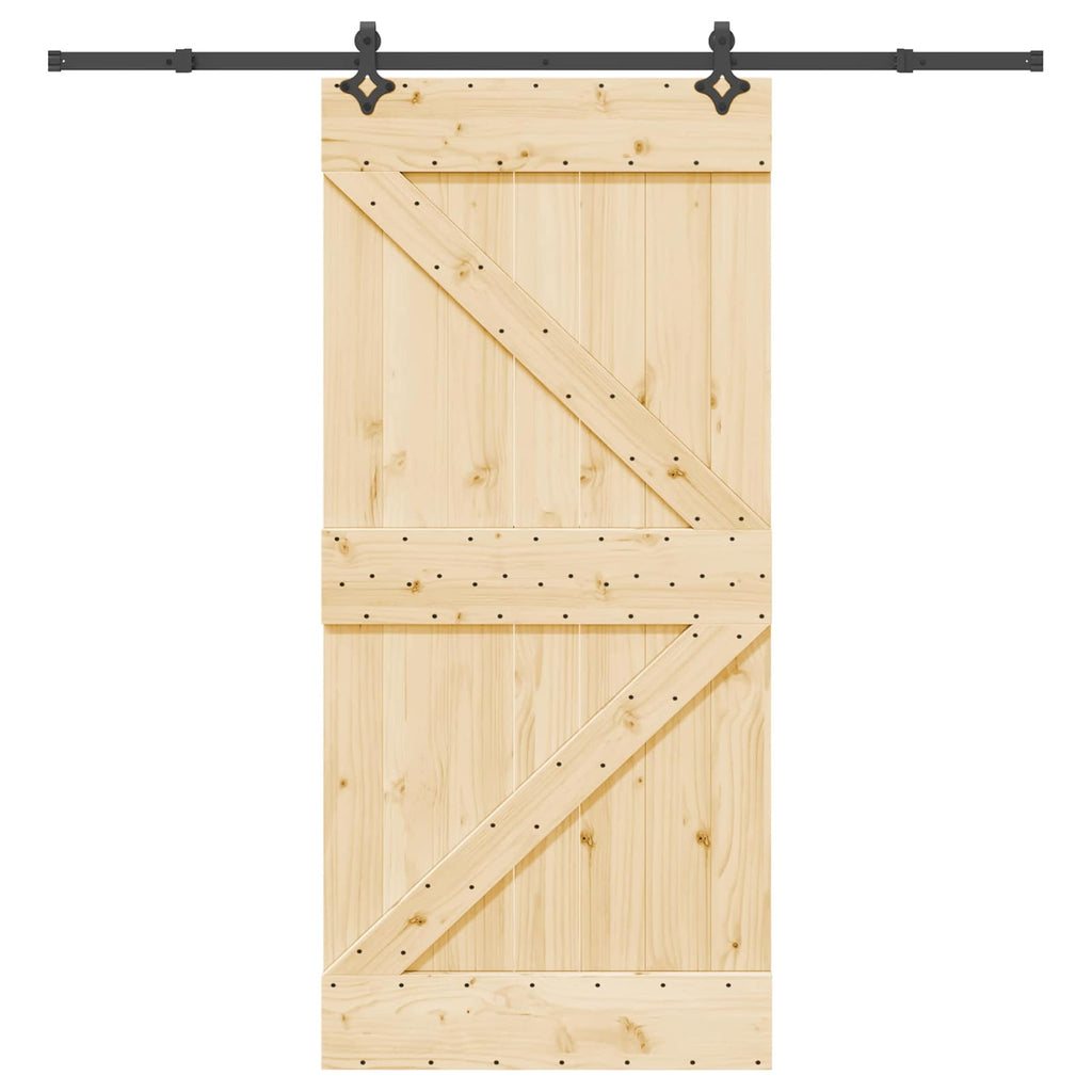 vidaXL Drzwi przesuwne NARVIK 95 x 210 cm (213,5 cm)