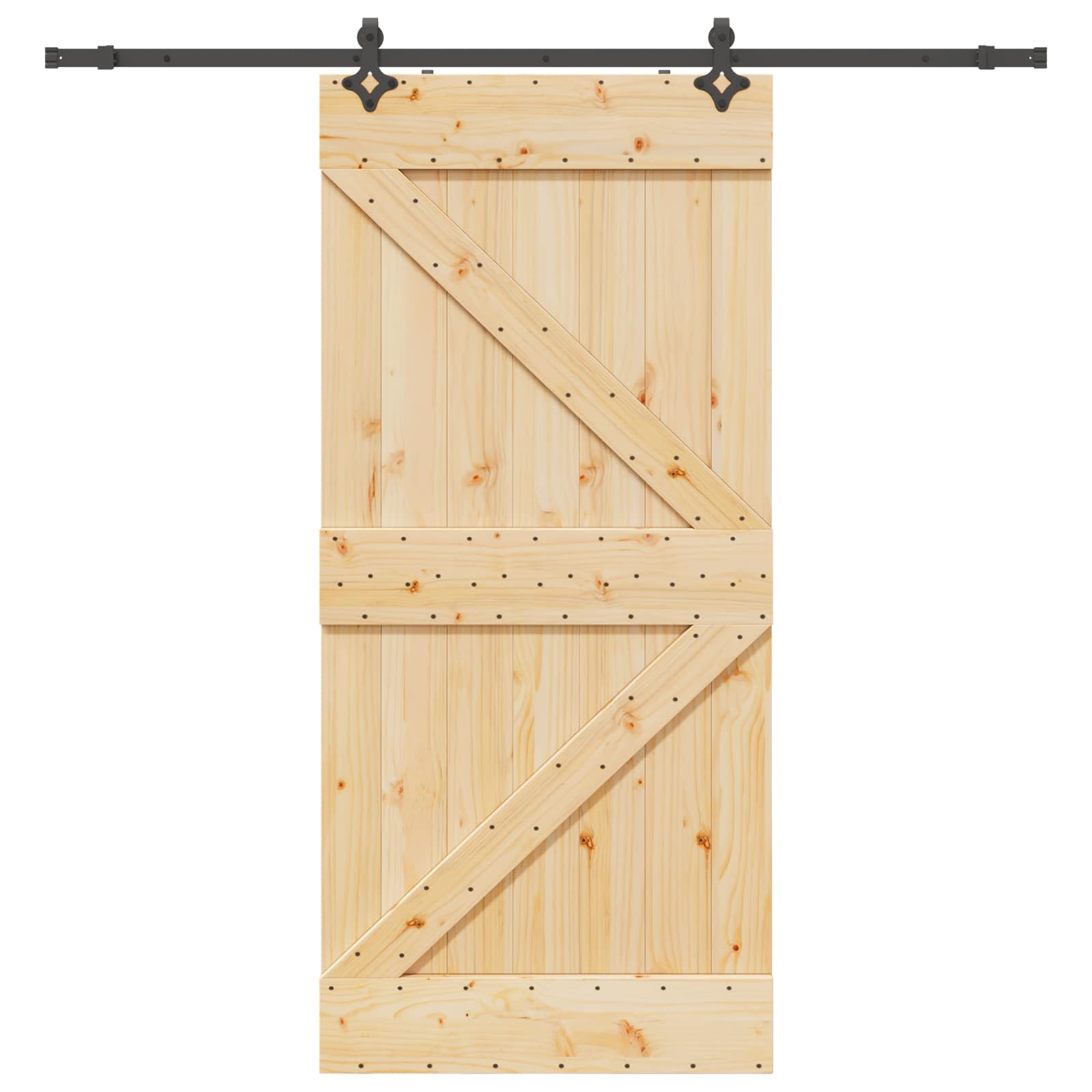 vidaXL Drzwi przesuwne NARVIK 100 x 210 cm (213,5 cm)