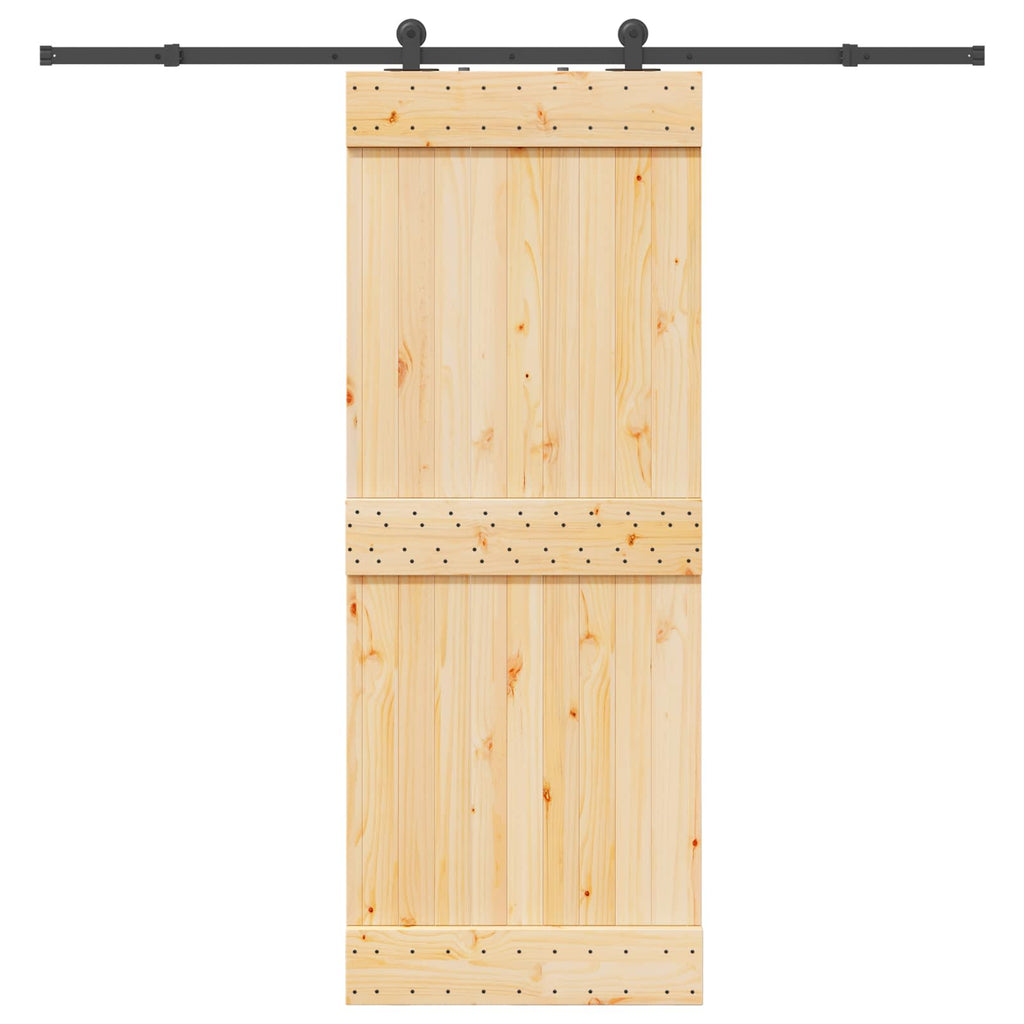 vidaXL Drzwi przesuwne NARVIK 80 x 210 cm (213,5 cm)