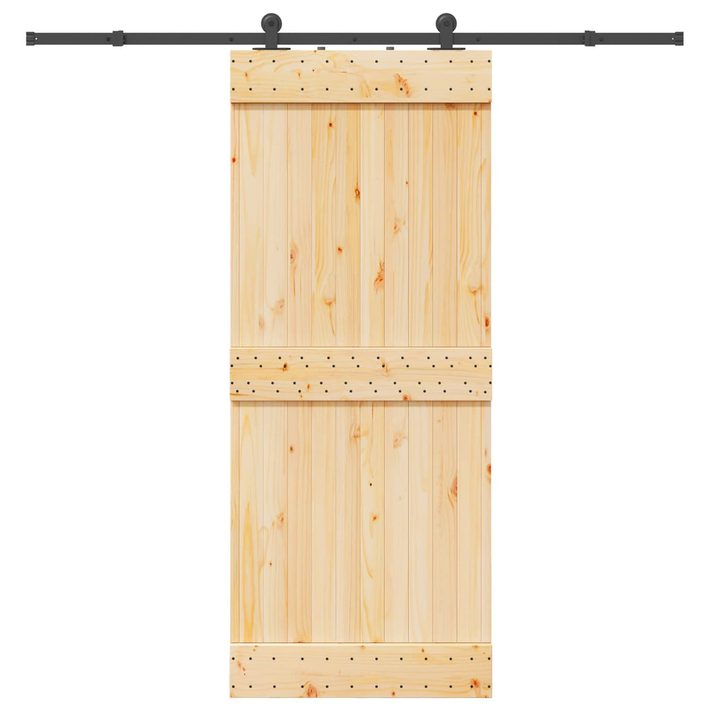 vidaXL Drzwi przesuwne NARVIK 85 x 210 cm (213,5 cm)