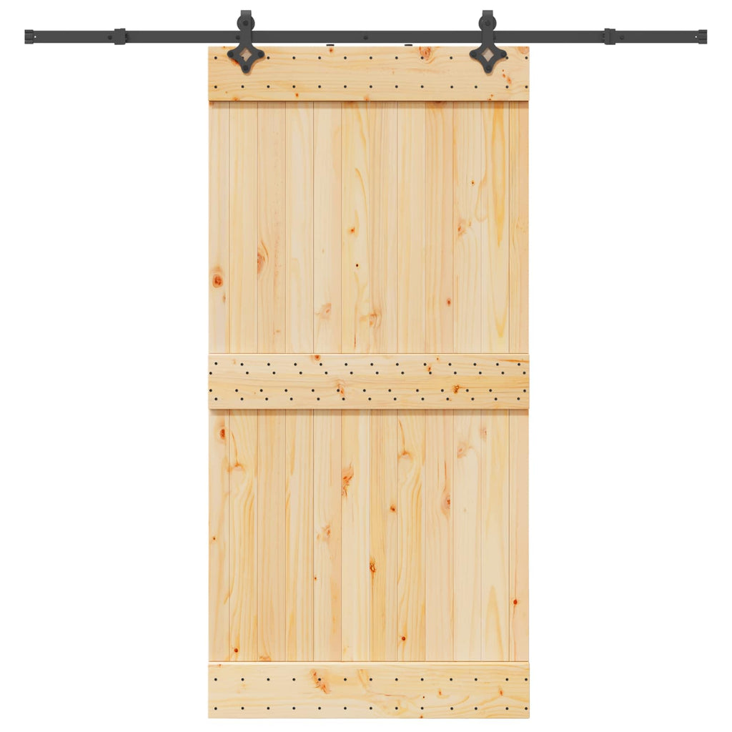 vidaXL Drzwi przesuwne NARVIK 100 x 210 cm (213,5 cm)