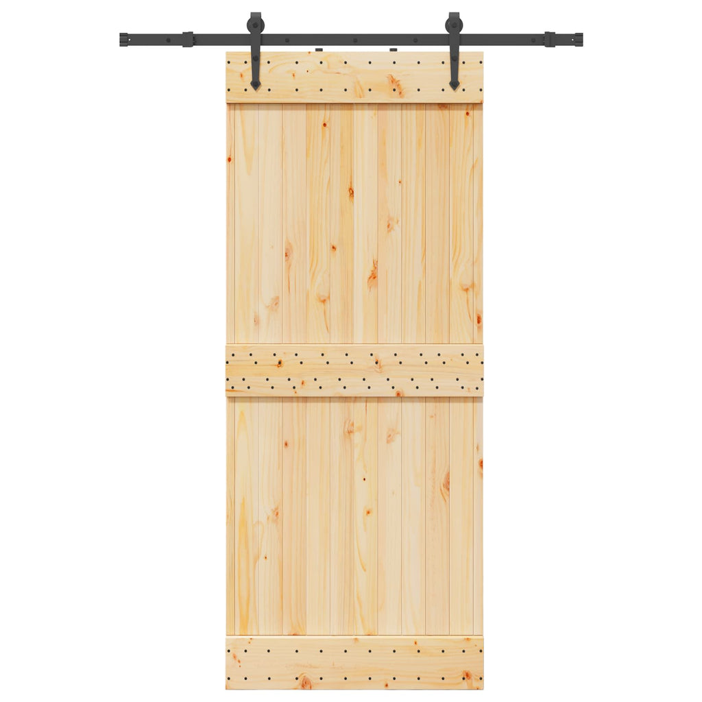 vidaXL Drzwi przesuwne NARVIK 85 x 210 cm (152,5 cm)