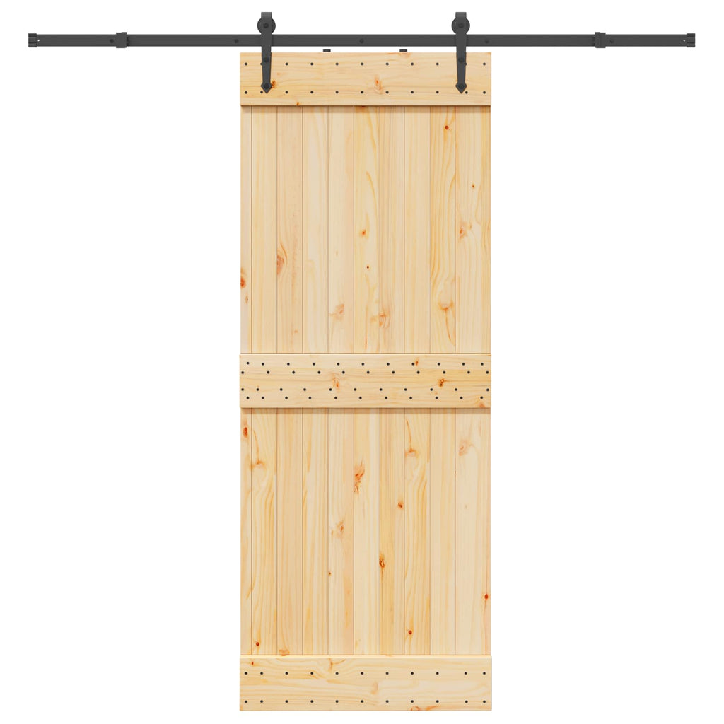 vidaXL Drzwi przesuwne NARVIK 80 x 210 cm (213,5 cm)