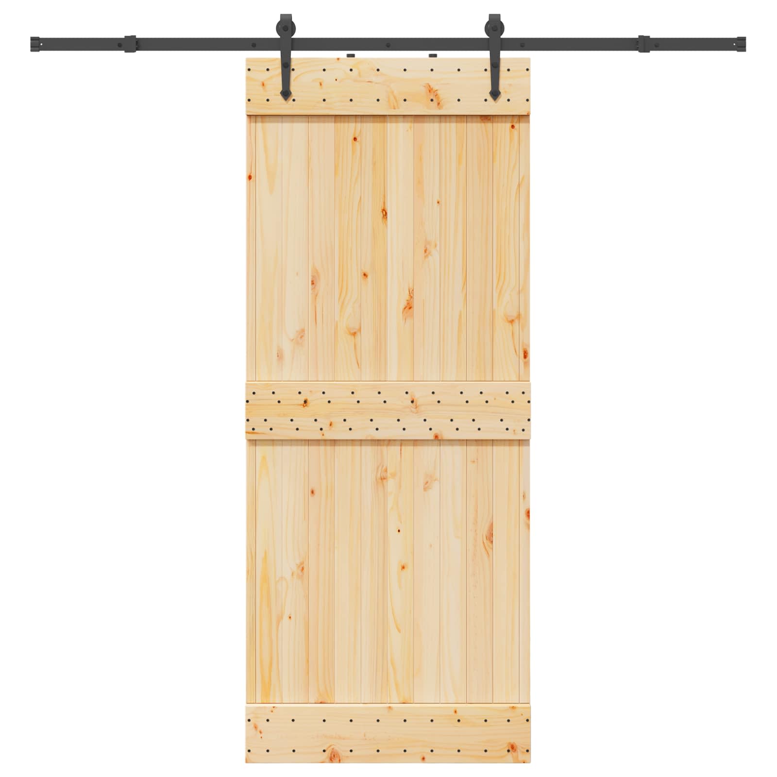 vidaXL Drzwi przesuwne NARVIK 85 x 210 cm (213,5 cm)