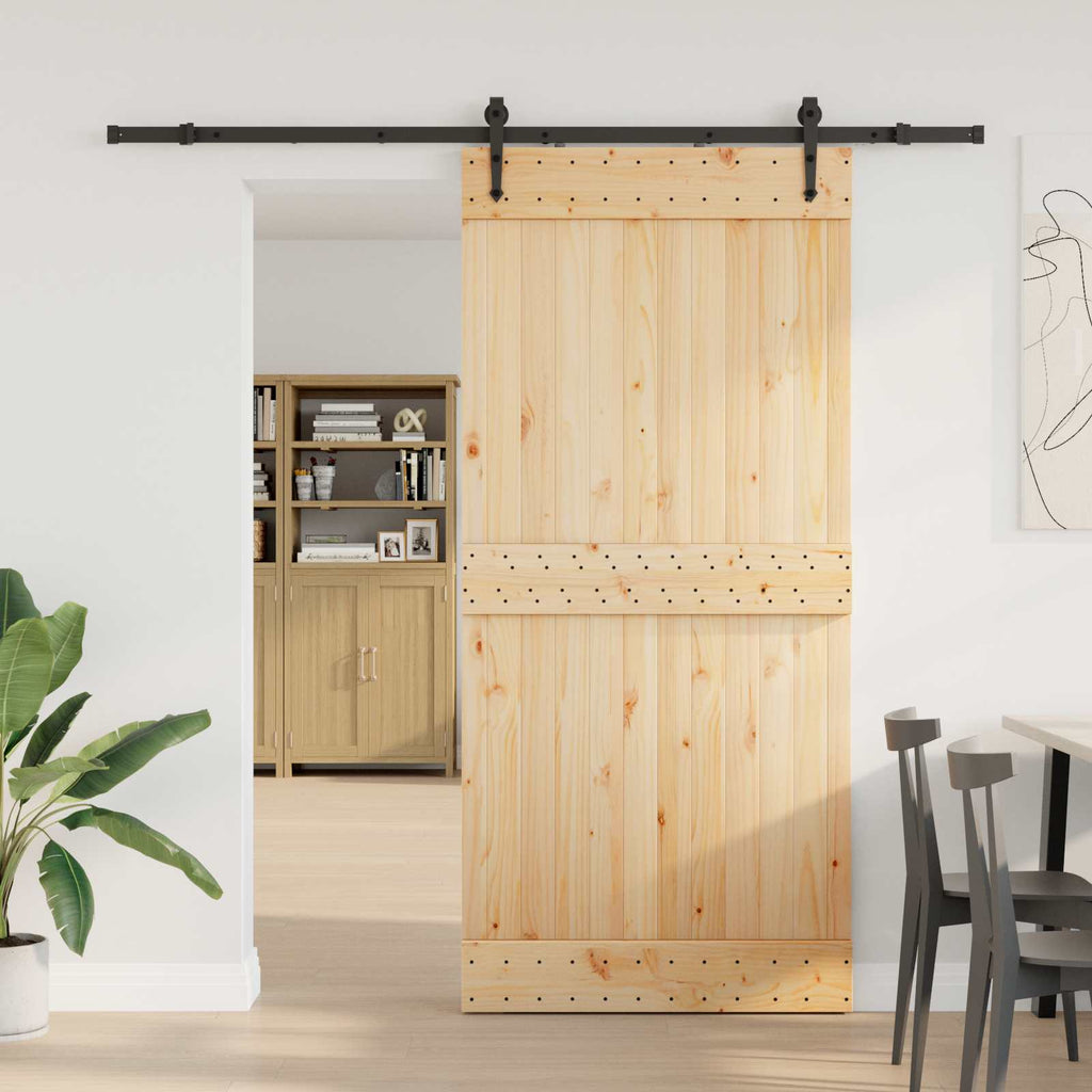 vidaXL Drzwi przesuwne NARVIK 95 x 210 cm (213,5 cm)