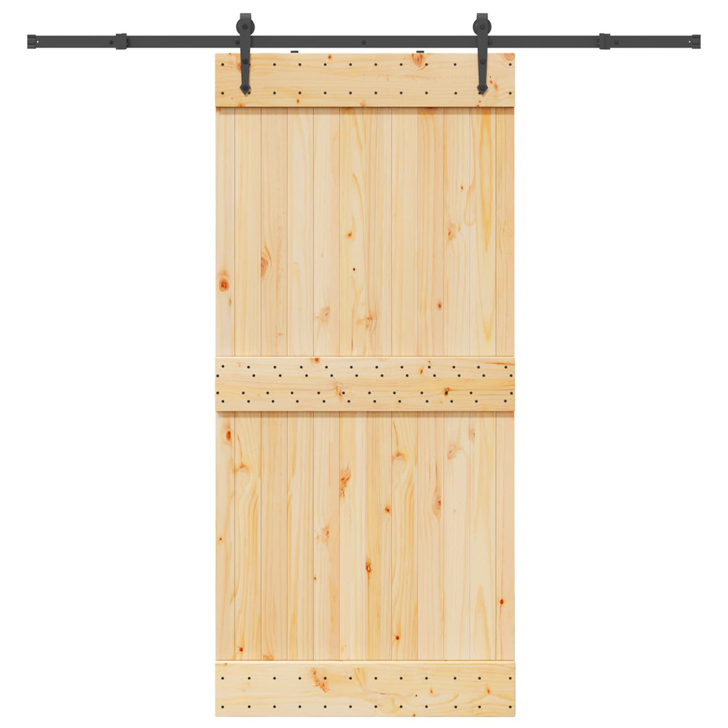vidaXL Drzwi przesuwne NARVIK 95 x 210 cm (213,5 cm)