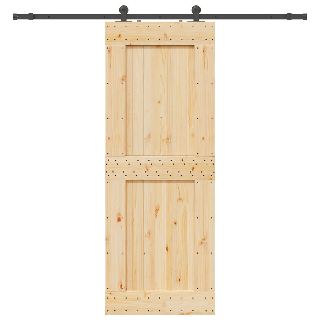 vidaXL Drzwi przesuwne NARVIK 85 x 210 cm (213,5 cm)