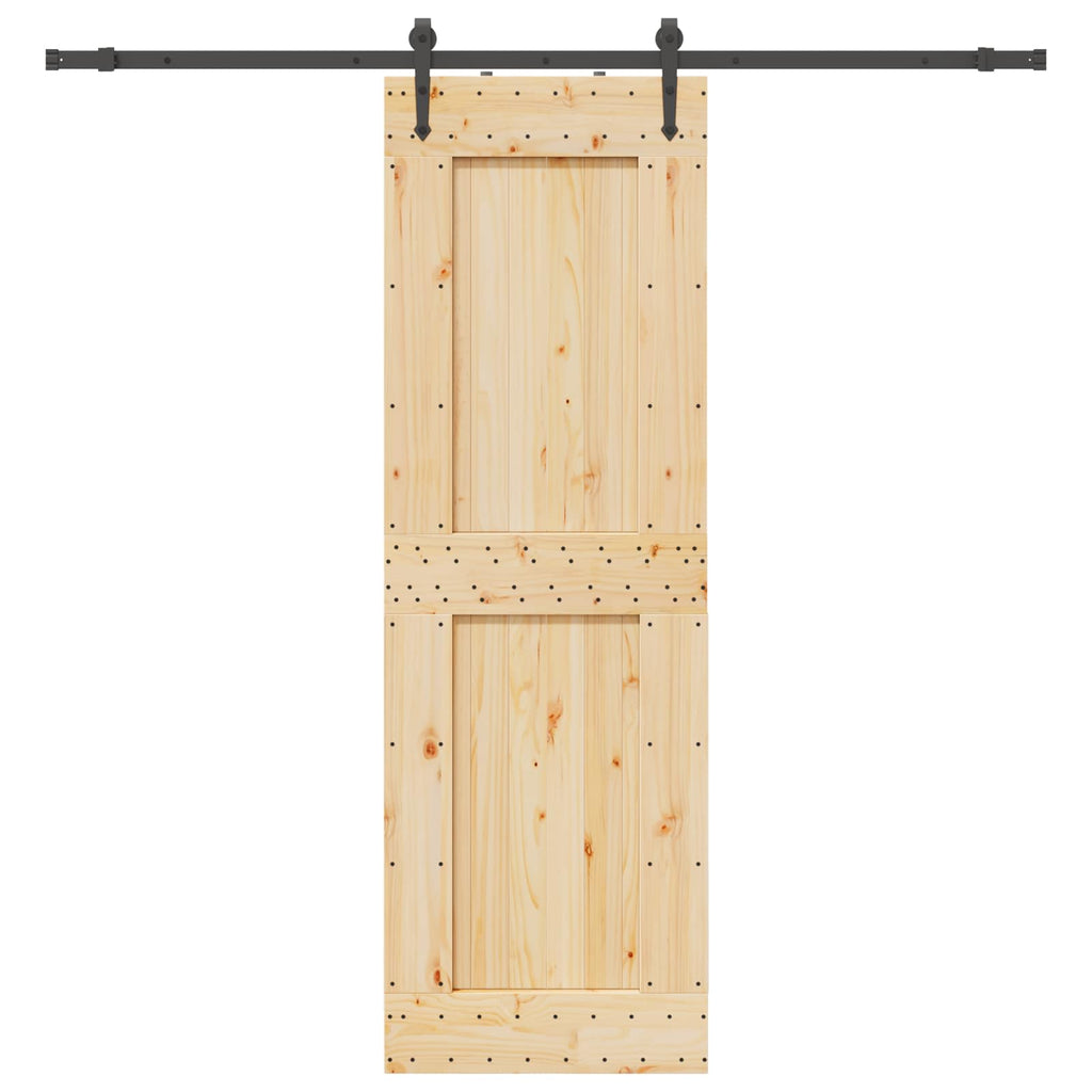 vidaXL Drzwi przesuwne NARVIK 70 x 210 cm (213,5 cm)