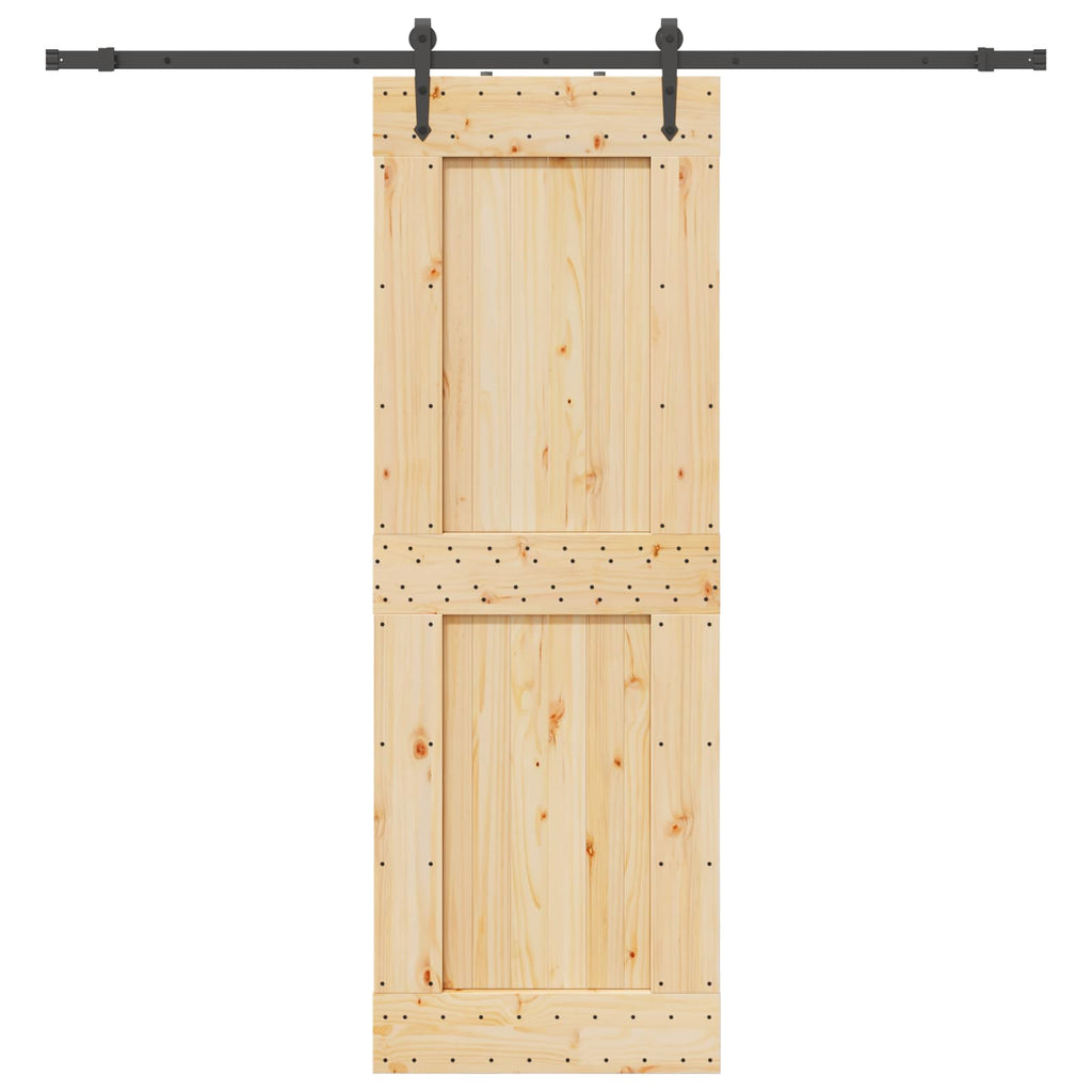 vidaXL Drzwi przesuwne NARVIK 80 x 210 cm (213,5 cm)