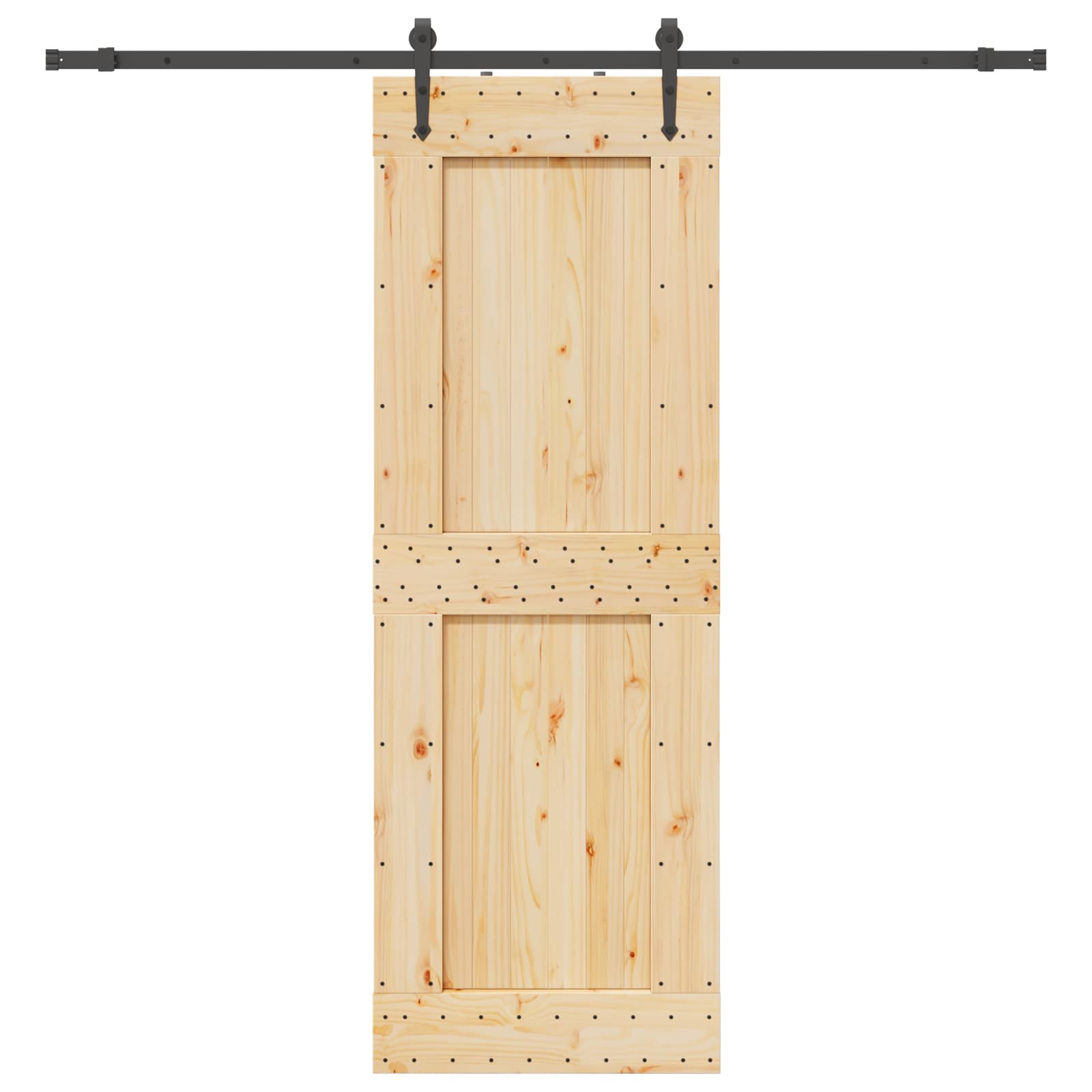 vidaXL Drzwi przesuwne NARVIK 80 x 210 cm (213,5 cm)
