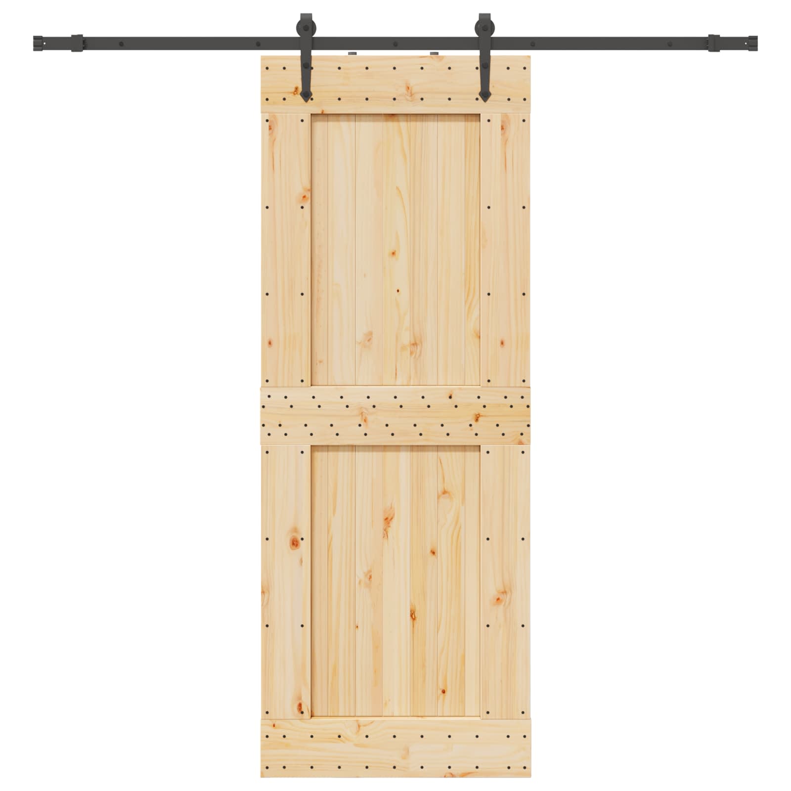 vidaXL Drzwi przesuwne NARVIK 85 x 210 cm (213,5 cm)