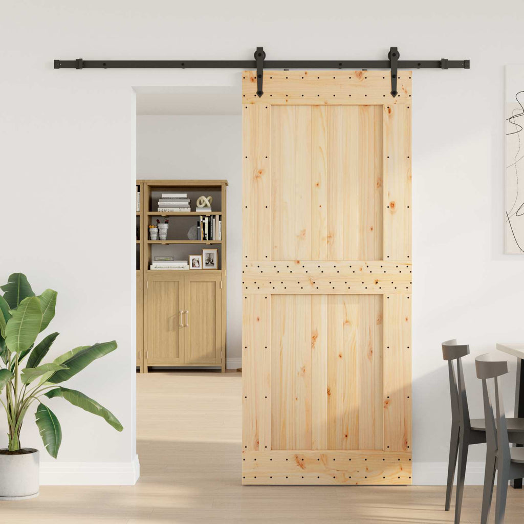 vidaXL Drzwi przesuwne NARVIK 95 x 210 cm (213,5 cm)