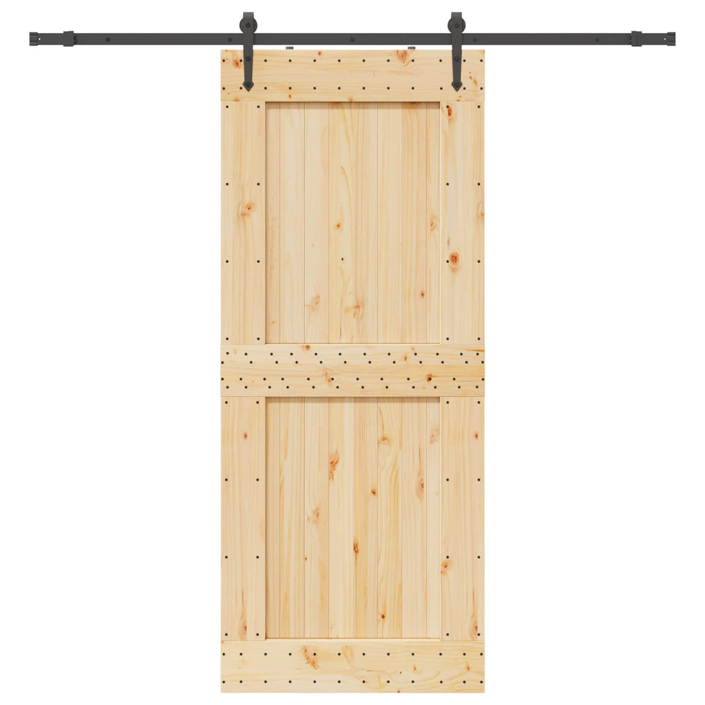 vidaXL Drzwi przesuwne NARVIK 95 x 210 cm (213,5 cm)