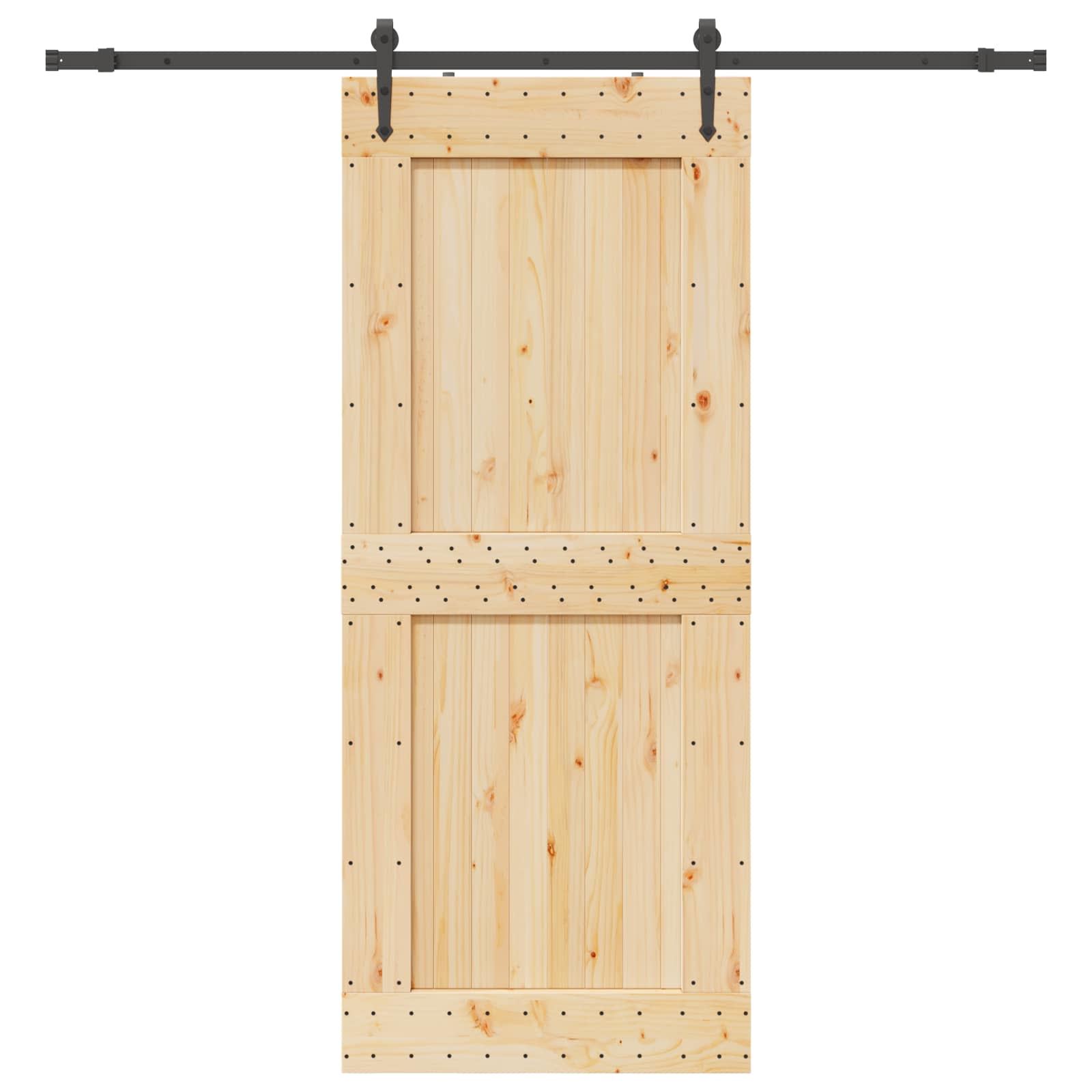 vidaXL Drzwi przesuwne NARVIK 95 x 210 cm (213,5 cm)