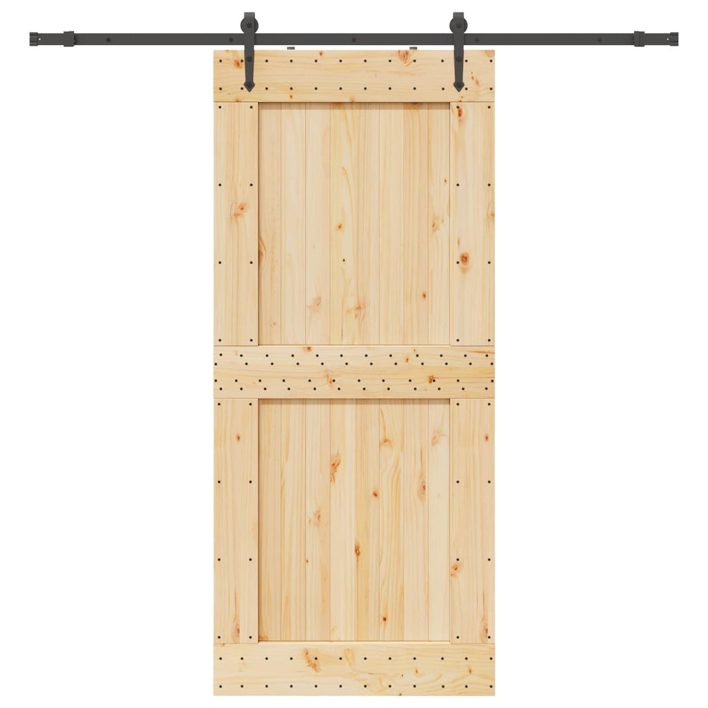 vidaXL Drzwi przesuwne NARVIK 100 x 210 cm (213,5 cm)