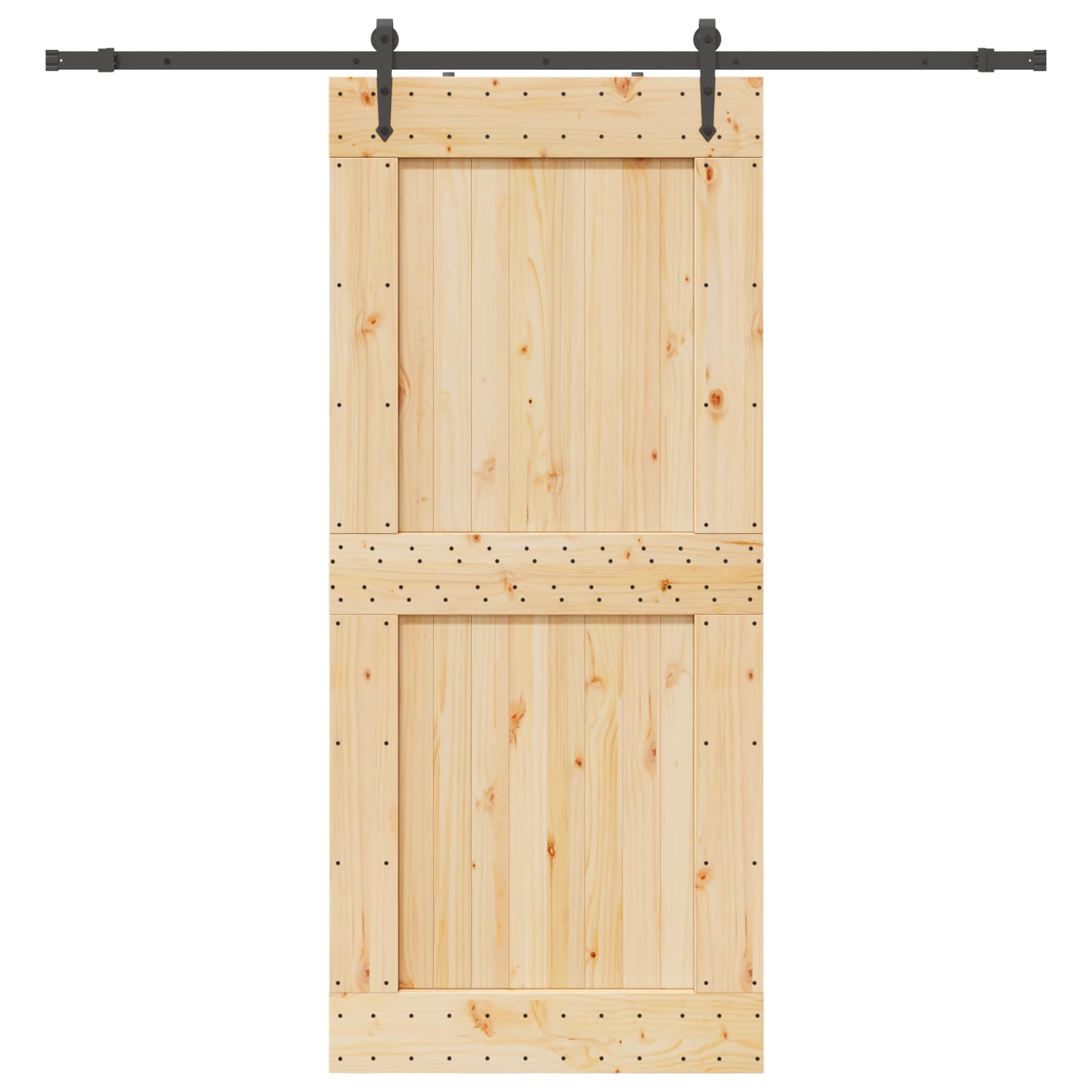 vidaXL Drzwi przesuwne NARVIK 100 x 210 cm (213,5 cm)