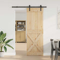 vidaXL Drzwi przesuwne NARVIK 80 x 210 cm (152,5 cm)