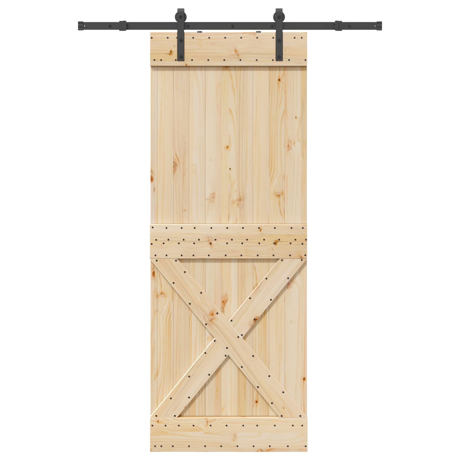 vidaXL Drzwi przesuwne NARVIK 85 x 210 cm (152,5 cm)