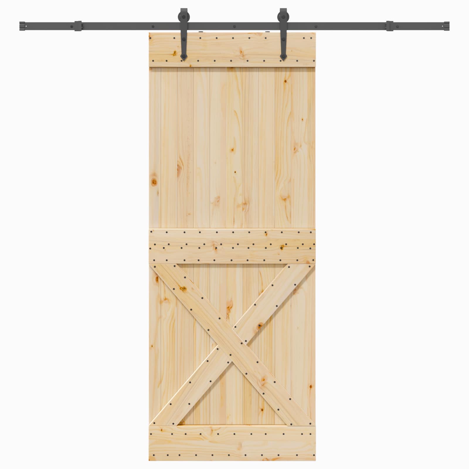 vidaXL Drzwi przesuwne NARVIK 90 x 210 cm (213,5 cm)