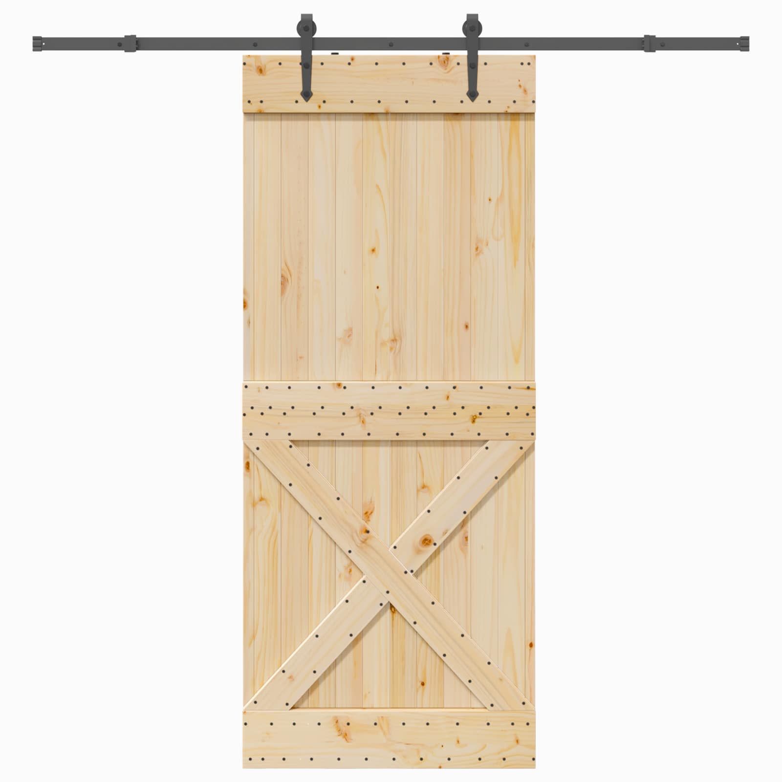 vidaXL Drzwi przesuwne NARVIK 95 x 210 cm (213,5 cm)