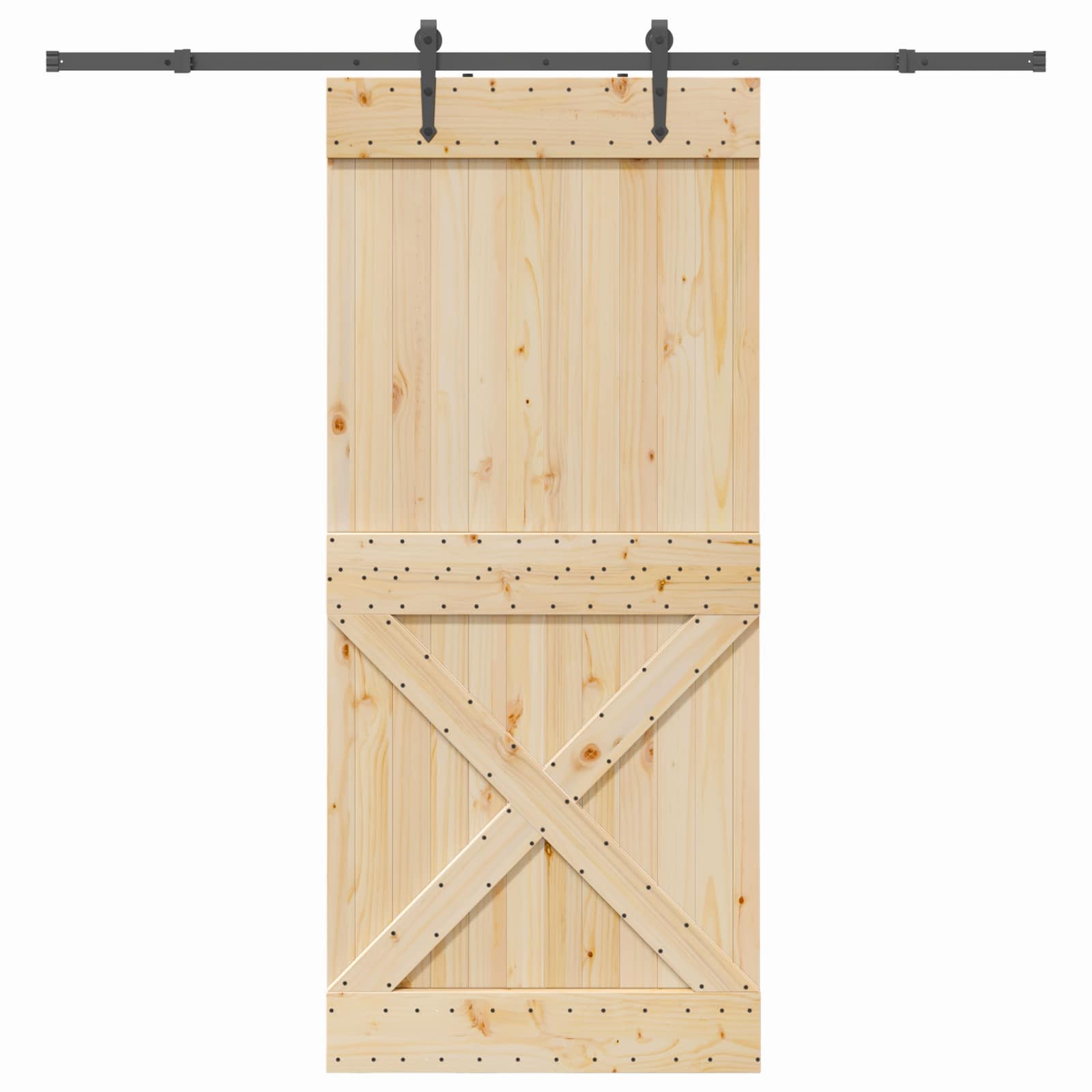 vidaXL Drzwi przesuwne NARVIK 100 x 210 cm (213,5 cm)