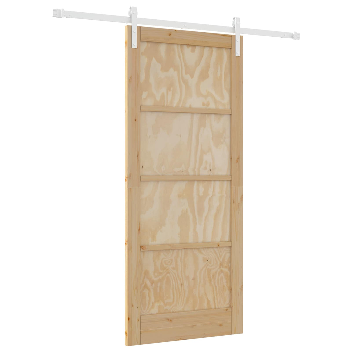 vidaXL Drzwi przesuwne 86 x 198,5 cm Lite drewno sosnowe