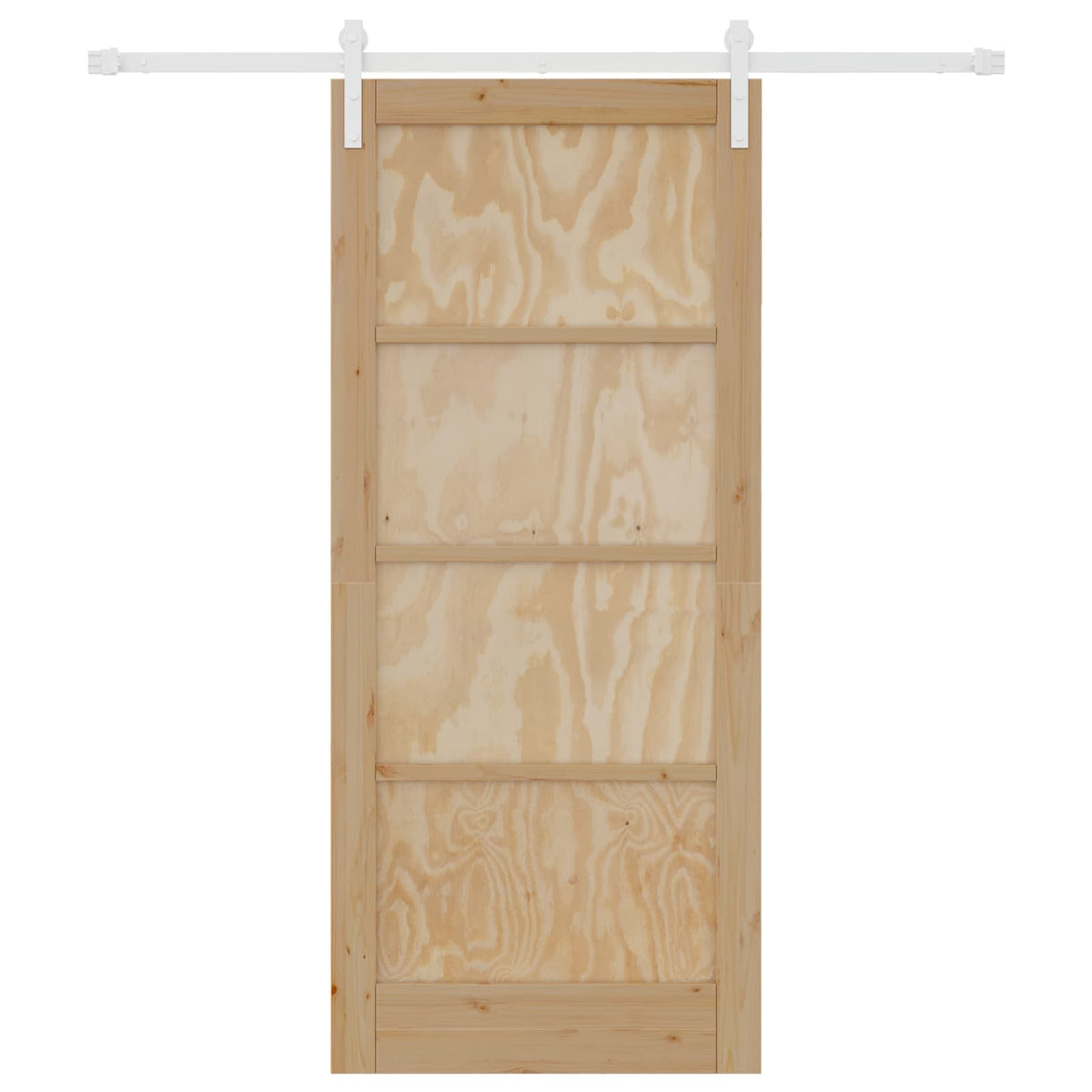 vidaXL Drzwi przesuwne 86 x 198,5 cm Lite drewno sosnowe