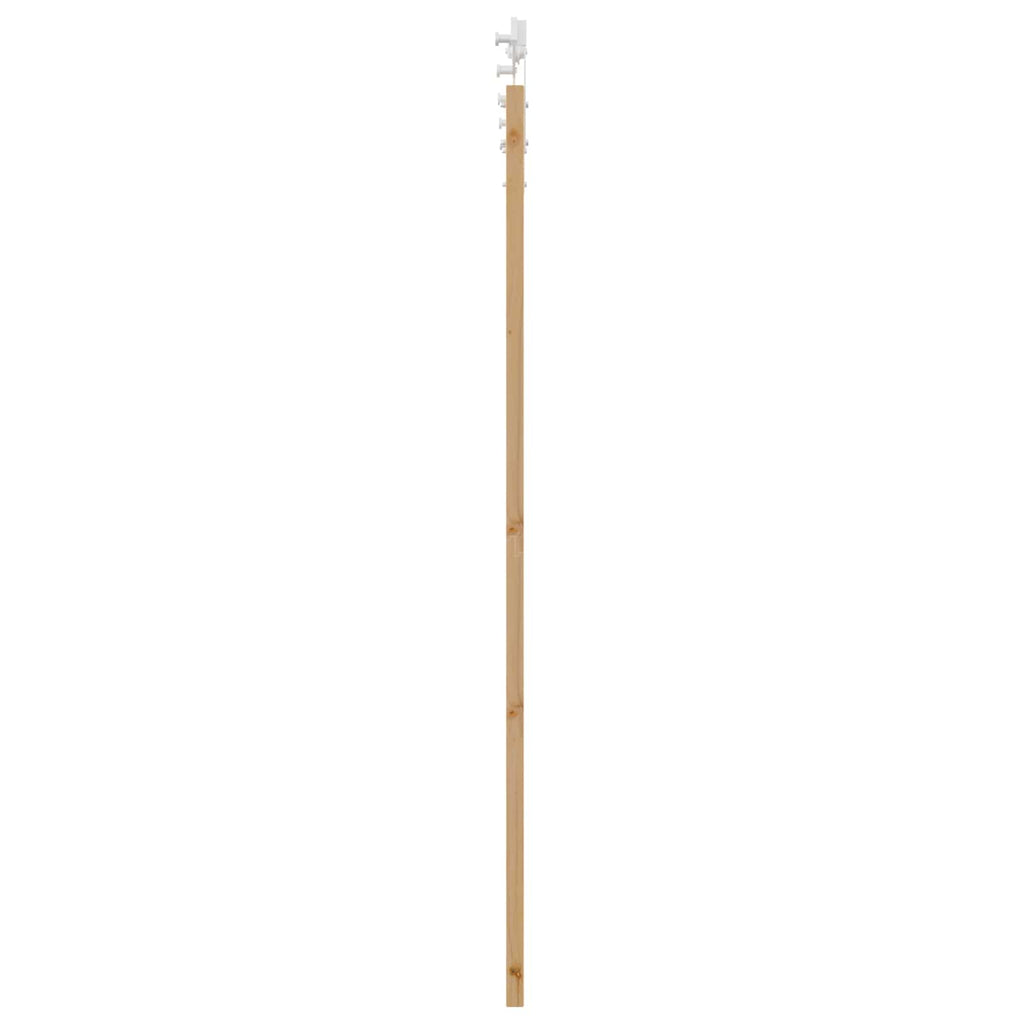 vidaXL Drzwi przesuwne 86 x 198,5 cm Lite drewno sosnowe
