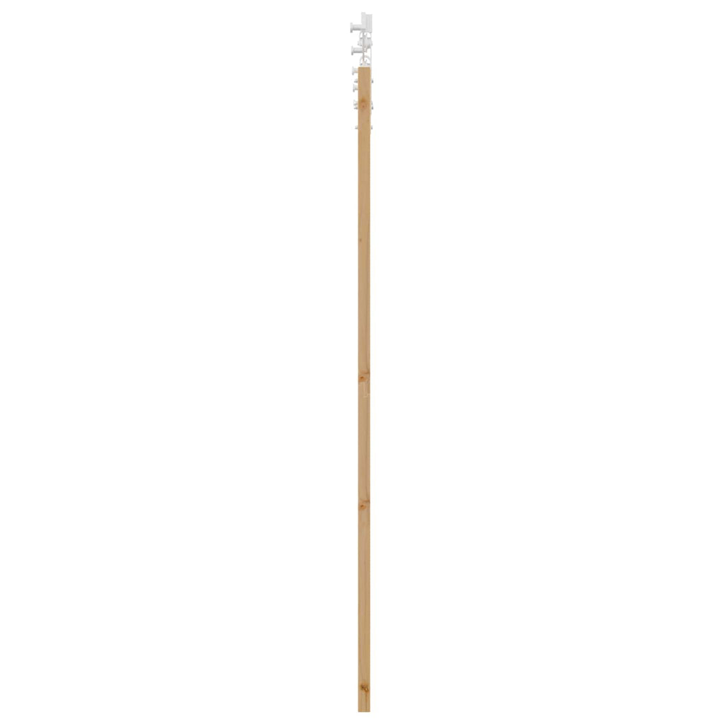 vidaXL Drzwi przesuwne 86 x 198,5 cm Lite drewno sosnowe