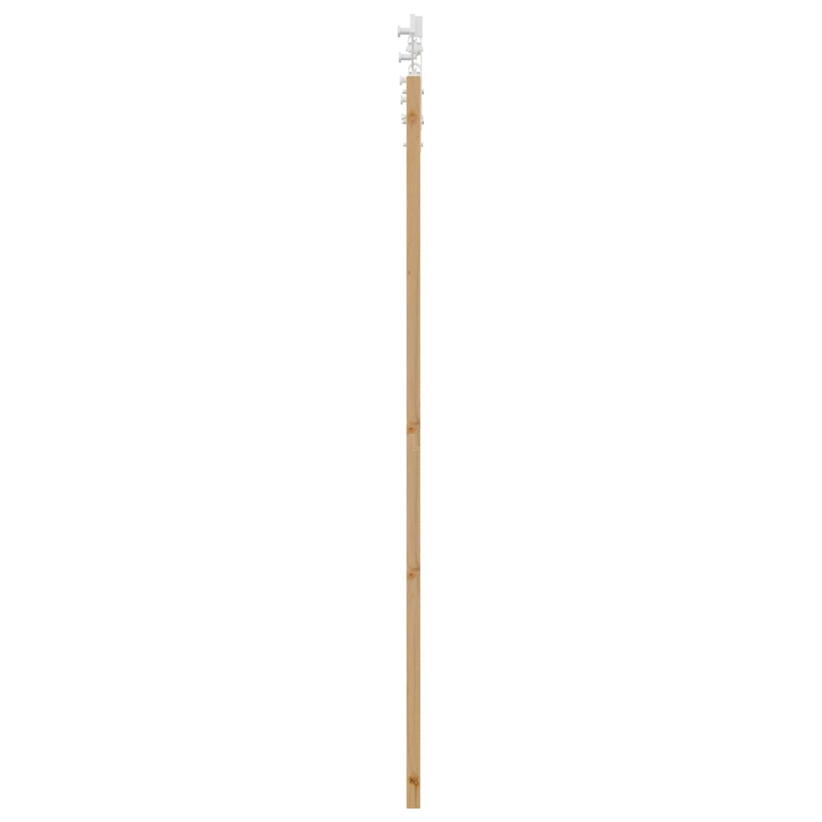 vidaXL Drzwi przesuwne 86 x 198,5 cm Lite drewno sosnowe