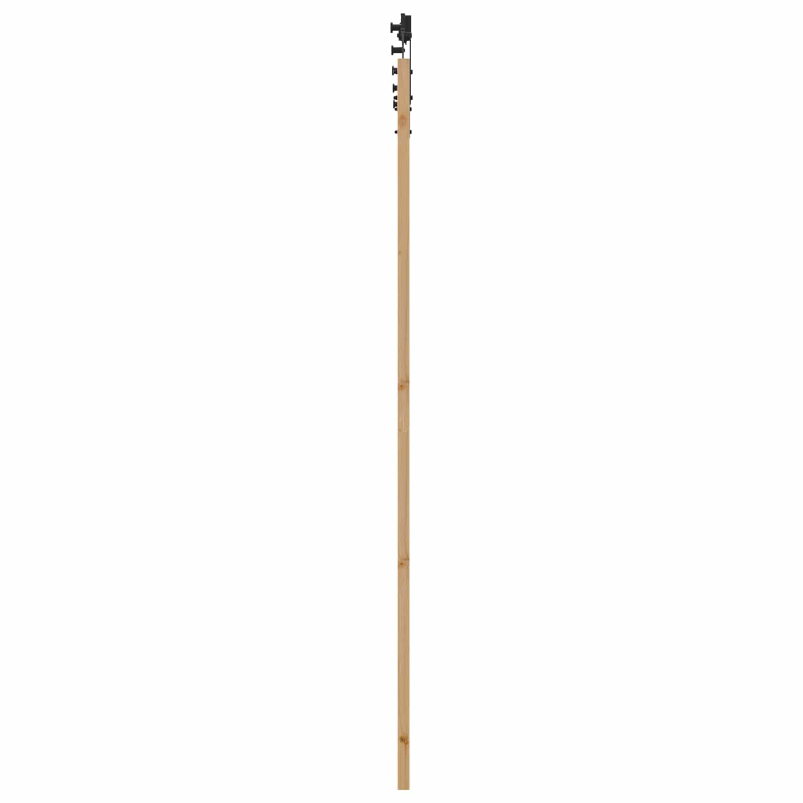 vidaXL Drzwi przesuwne naturalny 83 x 232 cm Lite drewno sosnowe