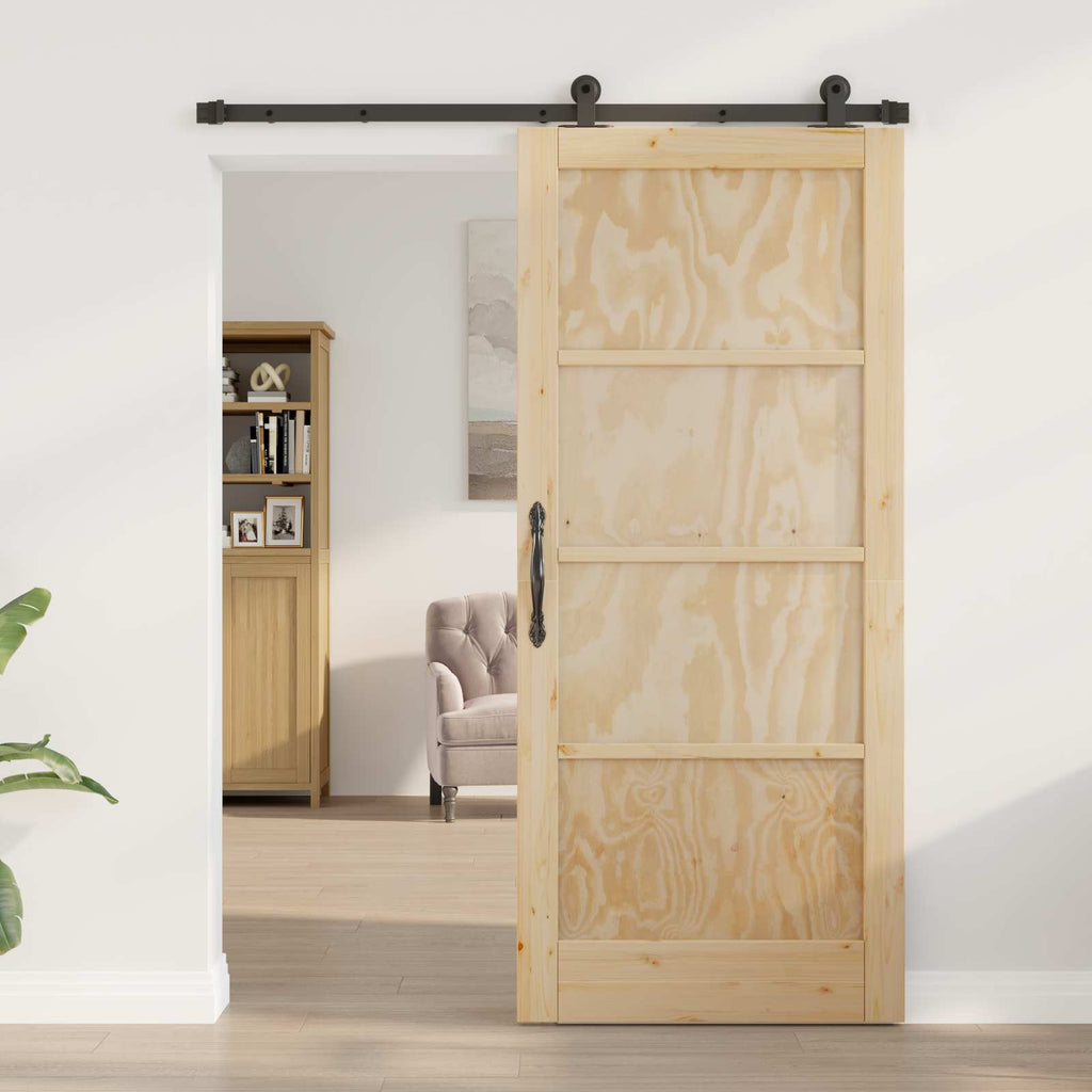 vidaXL Drzwi przesuwne ORKDAL naturalny 86 x 198,5 cm