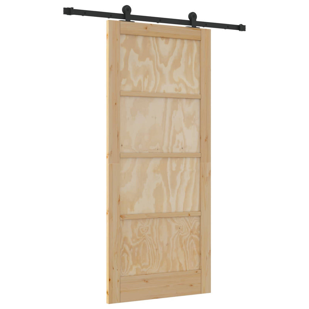 vidaXL Drzwi przesuwne ORKDAL naturalny 86 x 198,5 cm