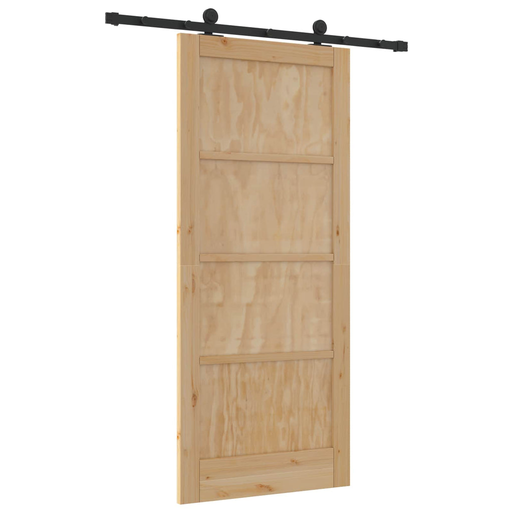 vidaXL Drzwi przesuwne ORKDAL naturalny 86 x 198,5 cm